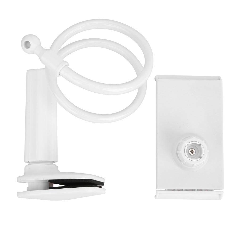 Dilwe Universal Guitar Phone Holder - Plastic & Metal Clip for Cell Phone, Perfect Guitar Accessory for Musicians (White) | Great for Live Performances, Practice Sessions & Music Videos