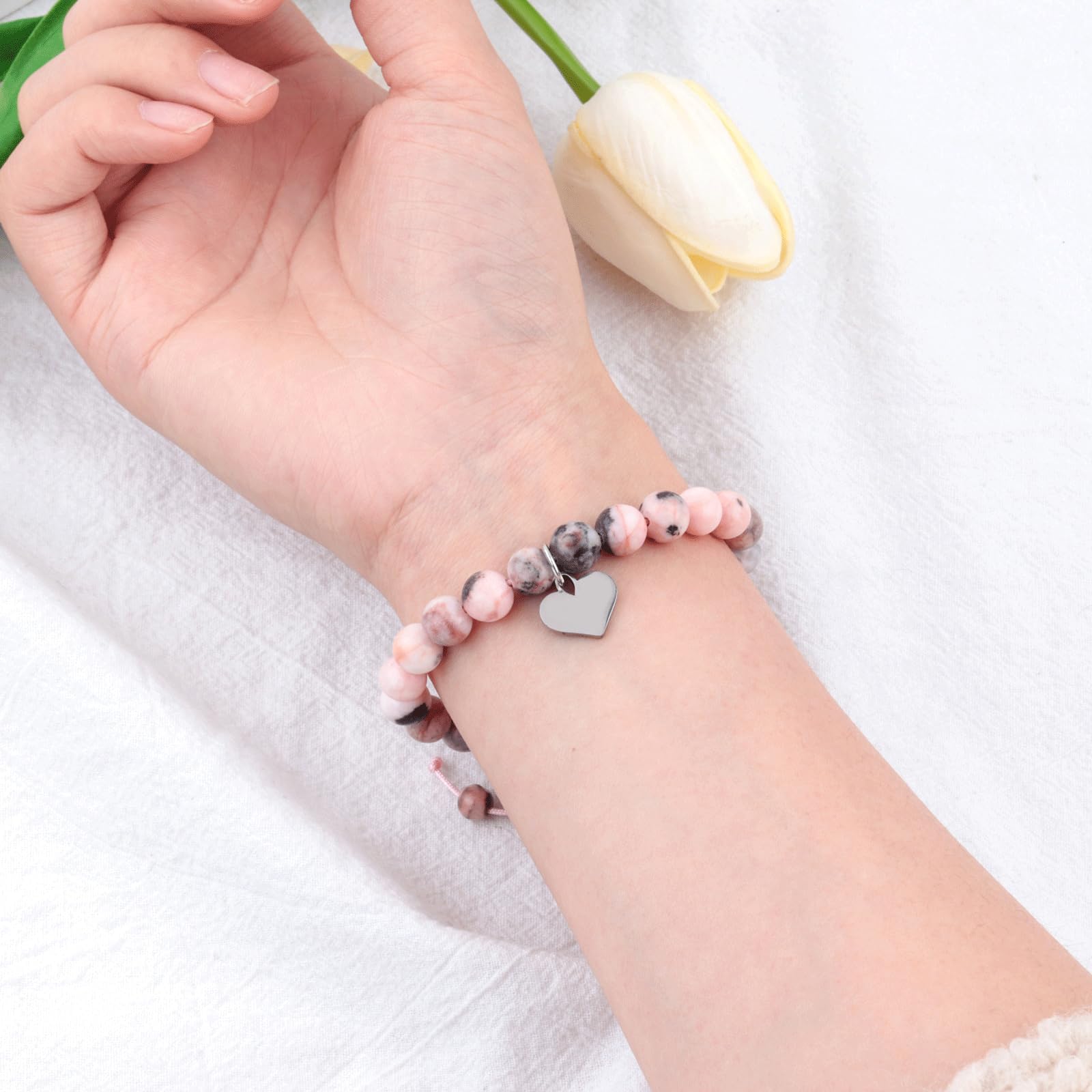 Taylor Swift Inspired Pink Bracelet Set - Birthday Gift for Girls, Women, Sisters with Card & Gift Box | Perfect for Swiftie Parties, Concert Outfits & Friendship Gifts
