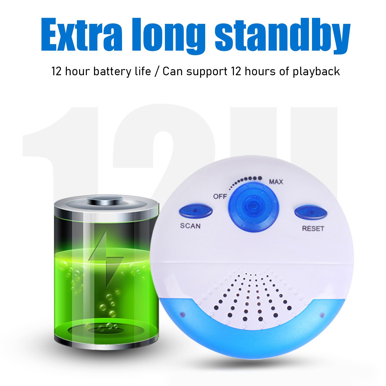 Waterproof Shower Radio IPX7 - Portable FM Radio with 360° Surround Sound & Top Handle for Bathroom, Pool, Beach, Camping & Outdoor Activities