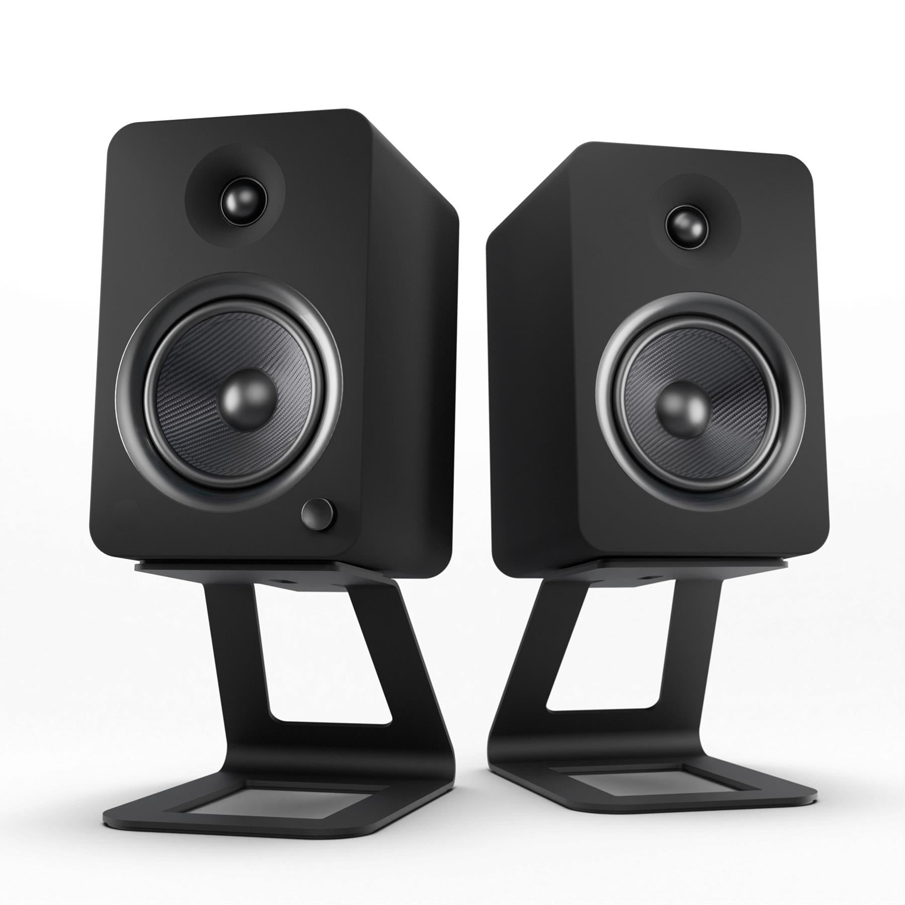Kanto YU6 Powered Bluetooth Bookshelf Speakers with Phono Preamp - Premium Sound for Vinyl Records, Home Theater, Gaming & Music Streaming