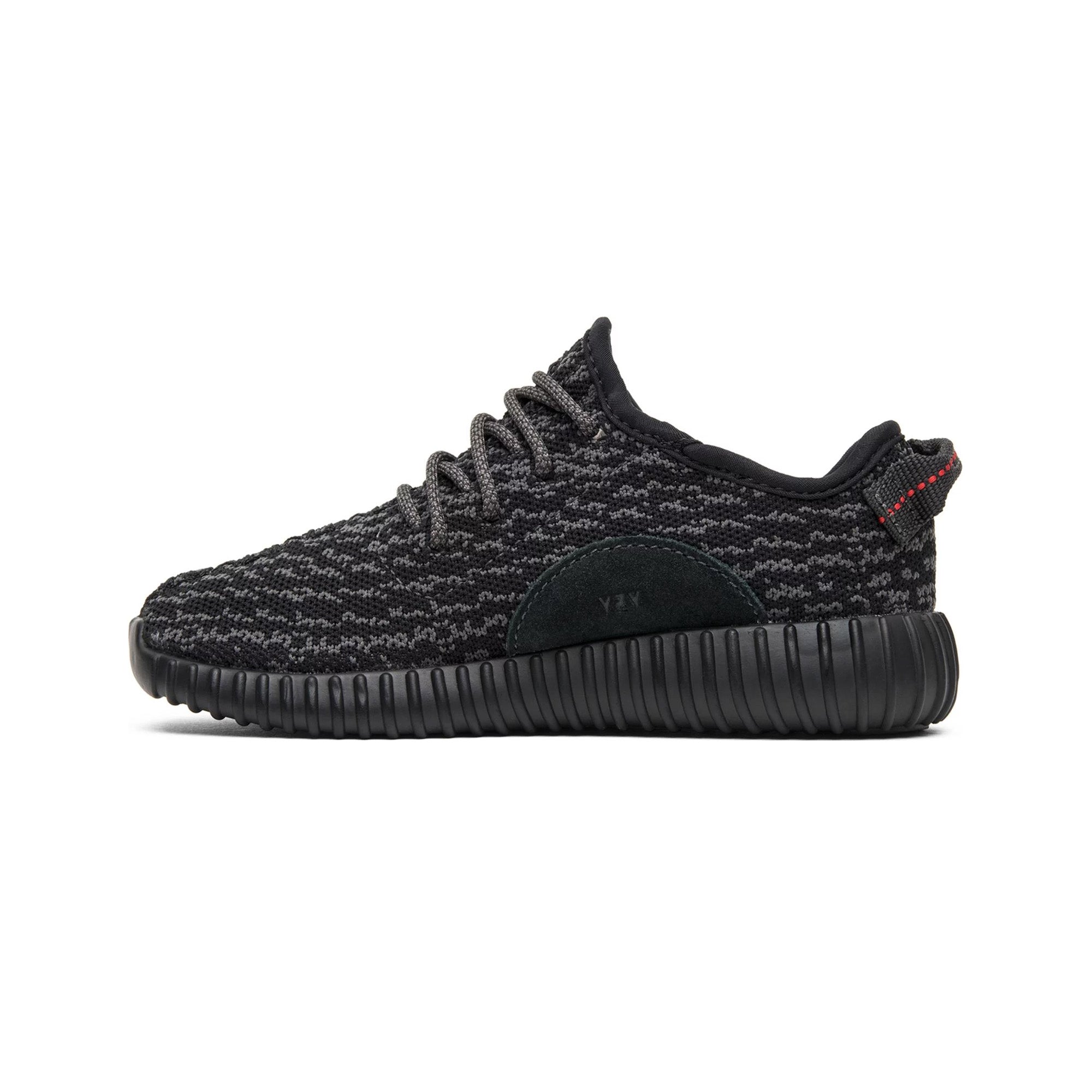 Adidas Yeezy Boost 350 'Pirate Black' Infant Shoes (2016) - Comfortable Sneakers for Baby Boys & Girls - Perfect for Daily Wear, Playtime & Special Occasions