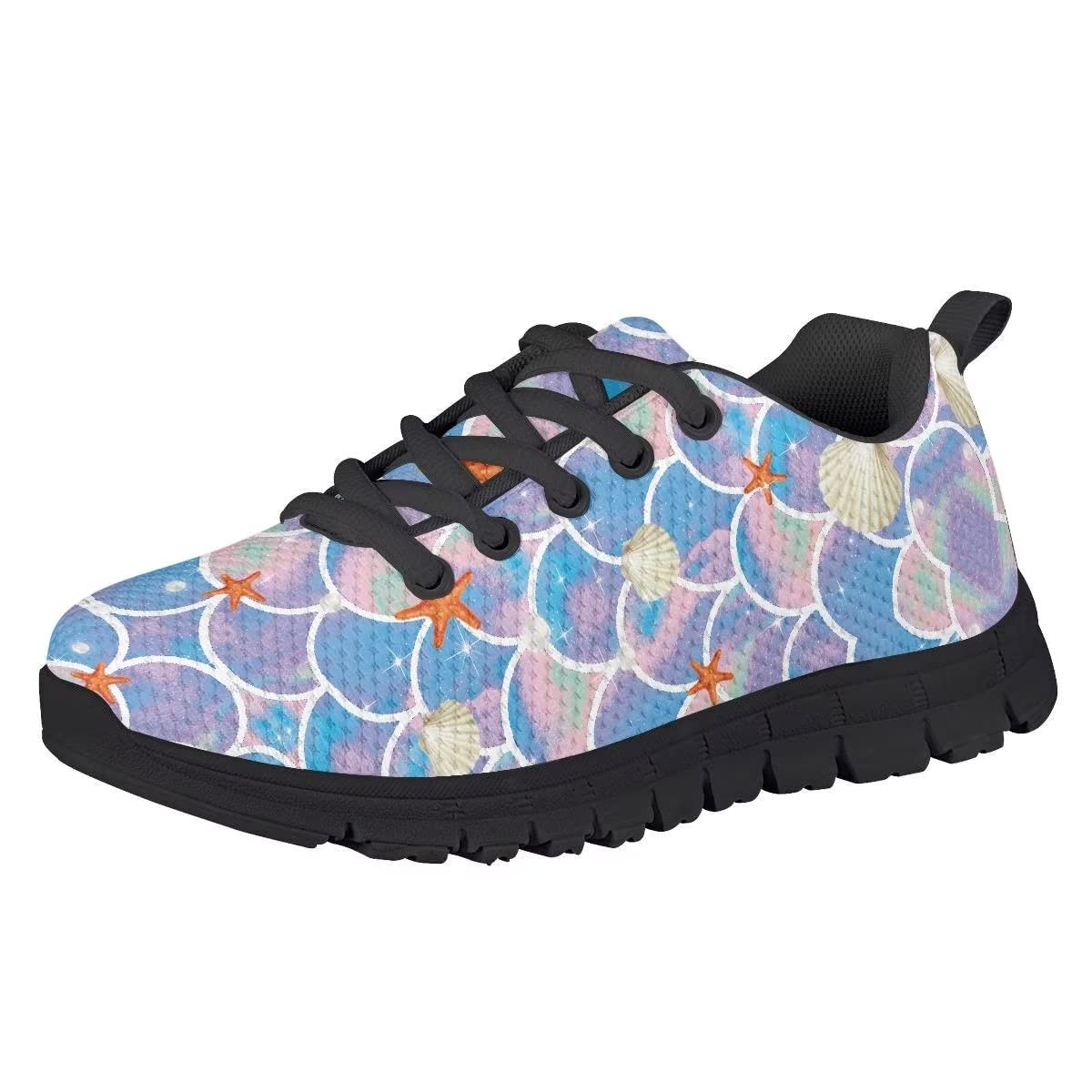 NETILGEN Kids Running Shoes for Boys & Girls - Breathable Knit Mesh Lace-Up Sneakers for Tennis, Sports & Active Play - Lightweight & Comfortable for Little Kids & Big Kids - Perfect for School, Playground & Daily Activities