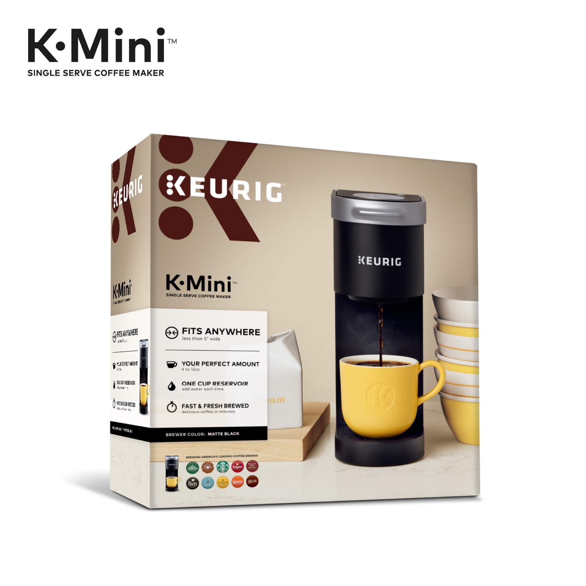 Keurig K-Mini Coffee Maker with Green Mountain Pods - Perfect for Home & Office