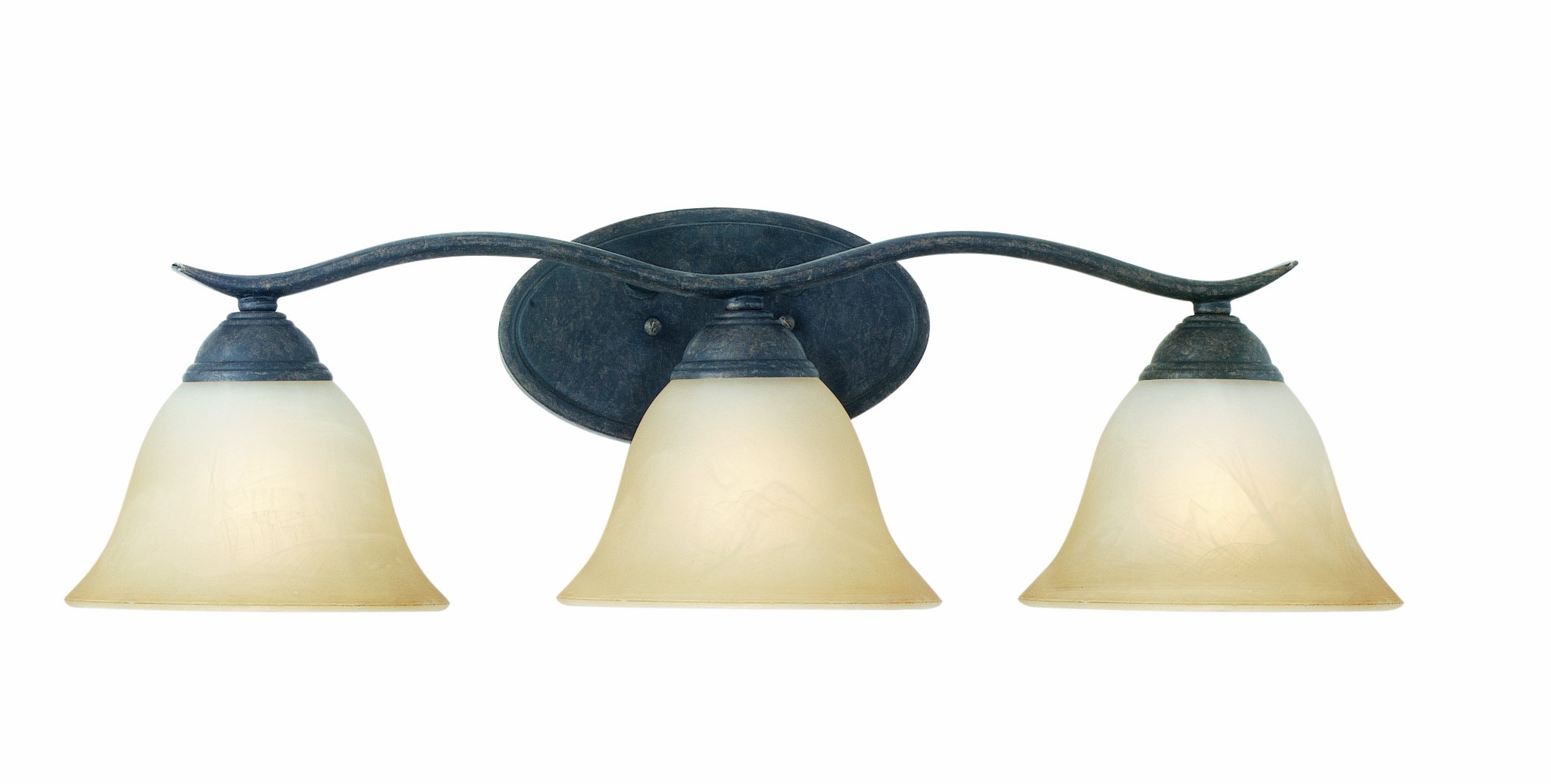 Thomas Lighting SL7483-22 Prestige 3-Light Bathroom Vanity Light Fixture in Sable Bronze - Perfect for Modern Bathroom, Powder Room & Dressing Area Lighting