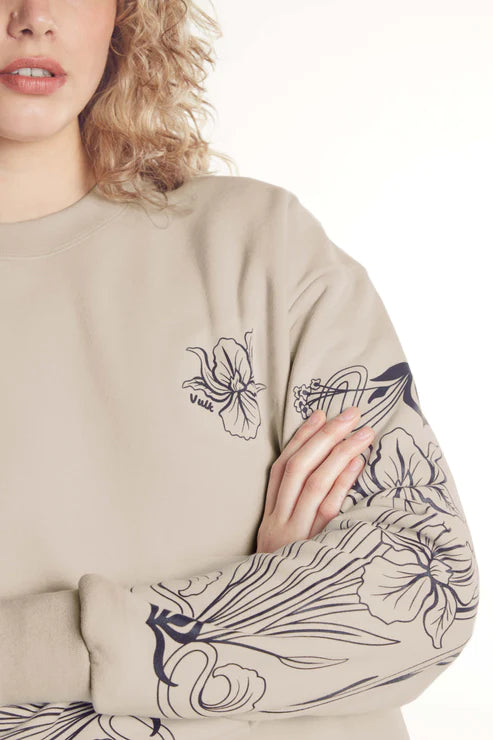 Unisex Vulk Mirror Crew Neck Sweatshirt - Trendy & Comfortable Pullover for Casual Wear, Street Style & Everyday Outfits