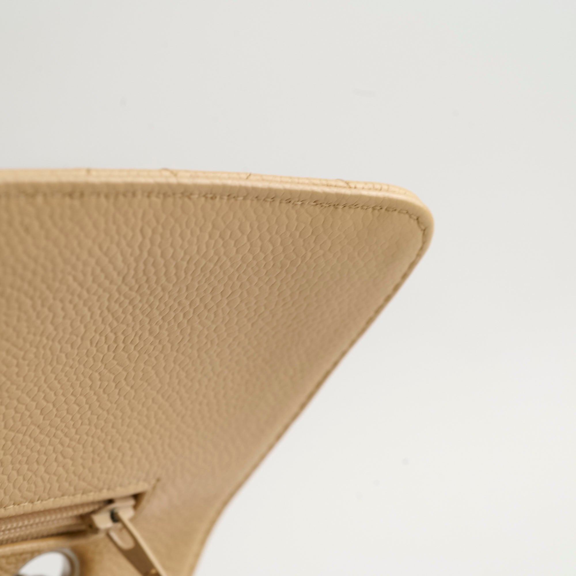 Chanel Medium/Large Caviar Double Classic Flap Bag in Beige - Luxury Handbag for Women, Perfect for Work, Parties & Everyday Use