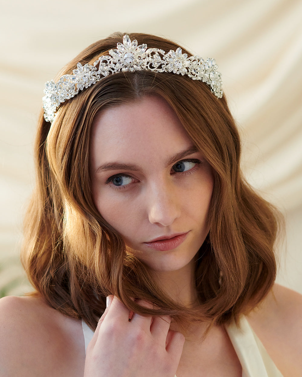 Francesca Tiara - Elegant Rhinestone Hair Accessories for Women | Perfect for Weddings, Prom, Parties & Special Occasions