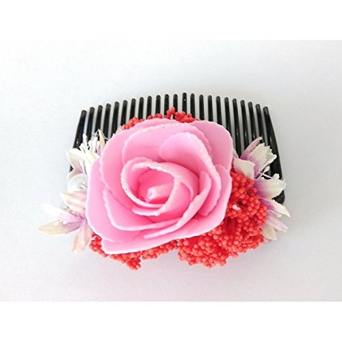 Handmade Indian Hair Comb Pin - Colorful Hair Accessories for Women & Girls | Perfect for Bridal, Indo-Western & Everyday Hairstyles