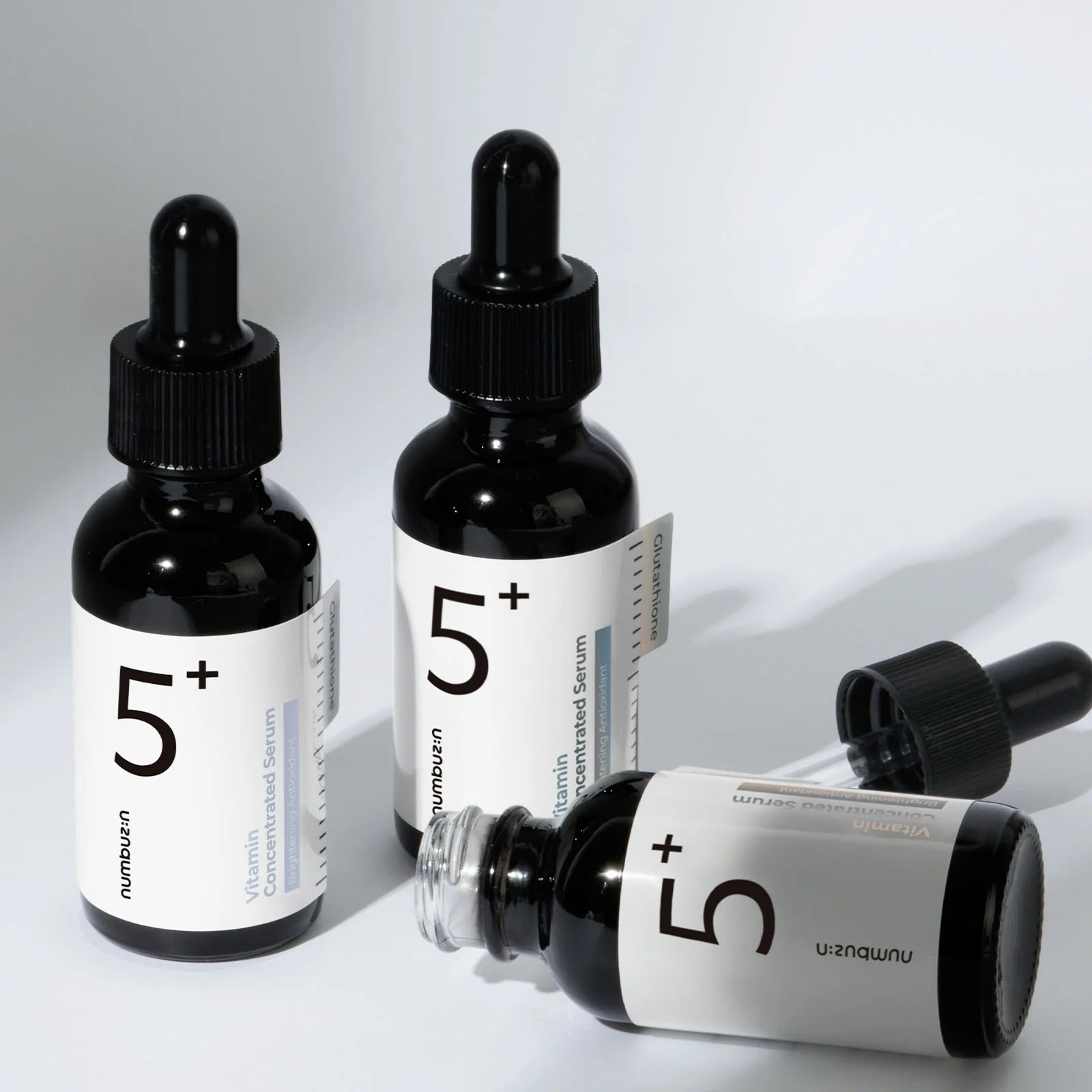 Numbuzin No.5+ Vitamin Concentrated Serum 30ml - Brightening & Anti-Aging Face Treatment for Glowing Skin | Perfect for Daily Skincare Routine & Night Care