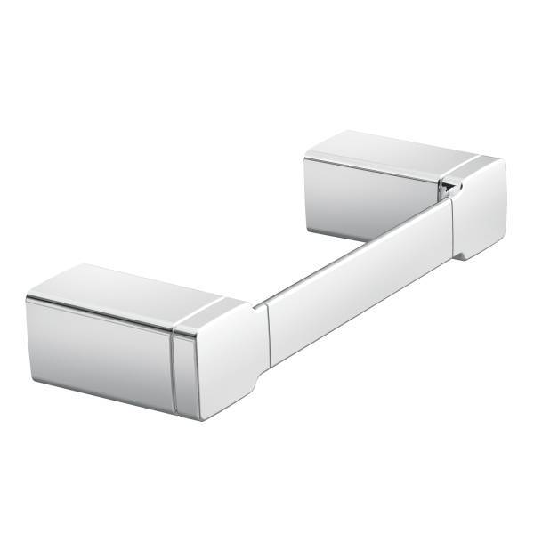 Moen YB8886CH 90 Degree Chrome Towel Bar and Ring Set - Perfect for Bathroom, Kitchen, and Spa Organization