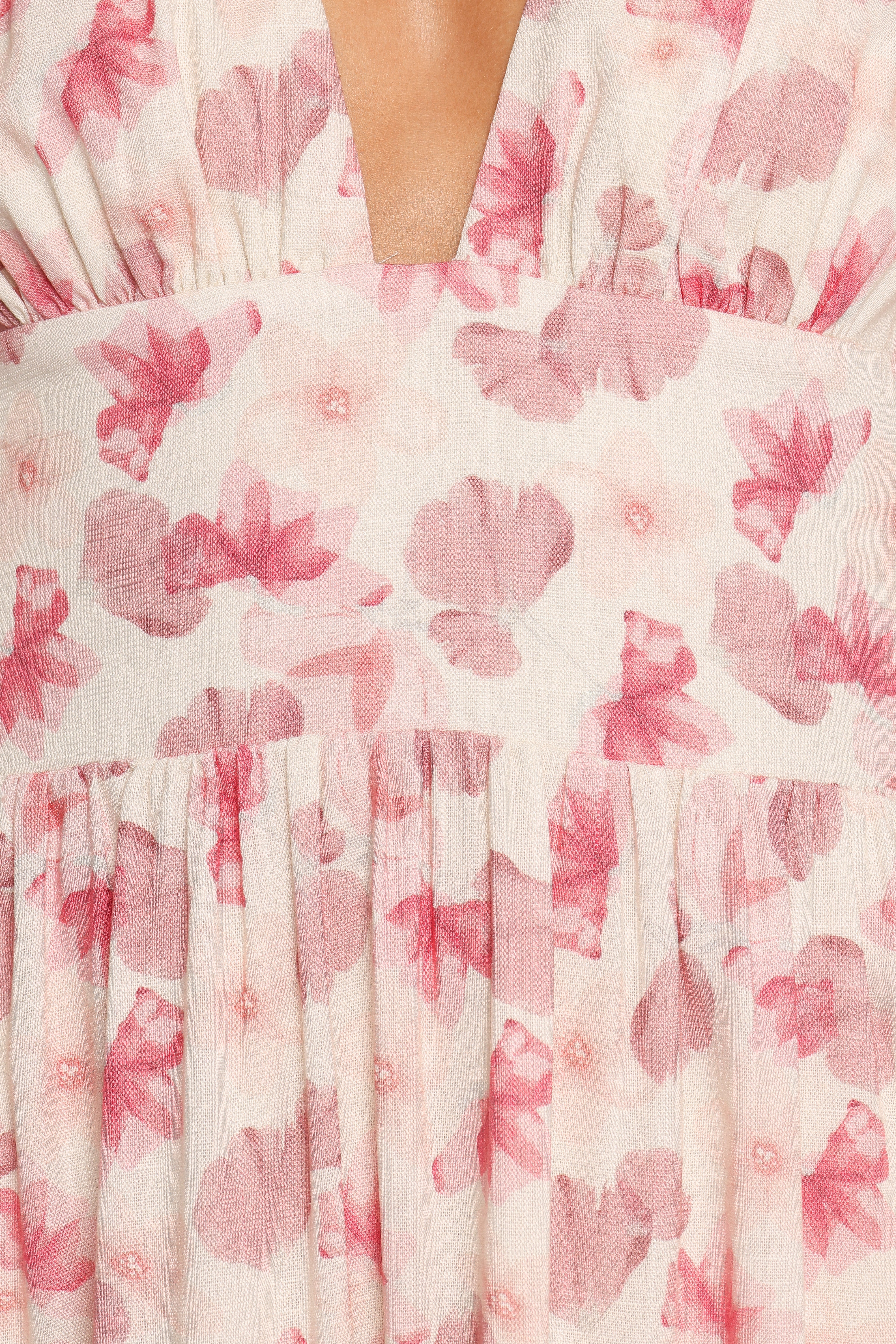 Clementine Mini Dress - Cream Floral Print Summer Dress for Women | Casual & Party Wear | Perfect for Beach, Vacation & Date Nights