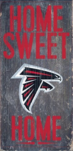 Atlanta Falcons Home Sweet Home Wood Sign 12