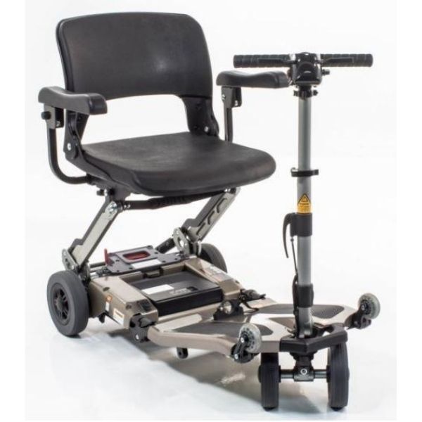 Freerider USA Luggie Super Lightweight Folding Mobility Scooter for Adults & Seniors - Compact Travel Electric Wheelchair for Airplanes, Shopping Malls & Outdoor Adventures