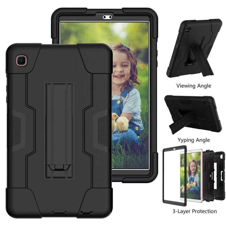 Shockproof Hybrid Armor Case for Samsung Galaxy Tab A7 Lite (T220/T225) - Heavy Duty Drop Protection for Kids, Travel & Outdoor Use