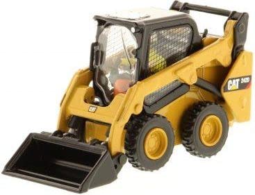 1:50 Scale Diecast Masters Cat 242D Skid Steer Loader Model - Collectible Construction Equipment Toy for Display & Diorama Scenes