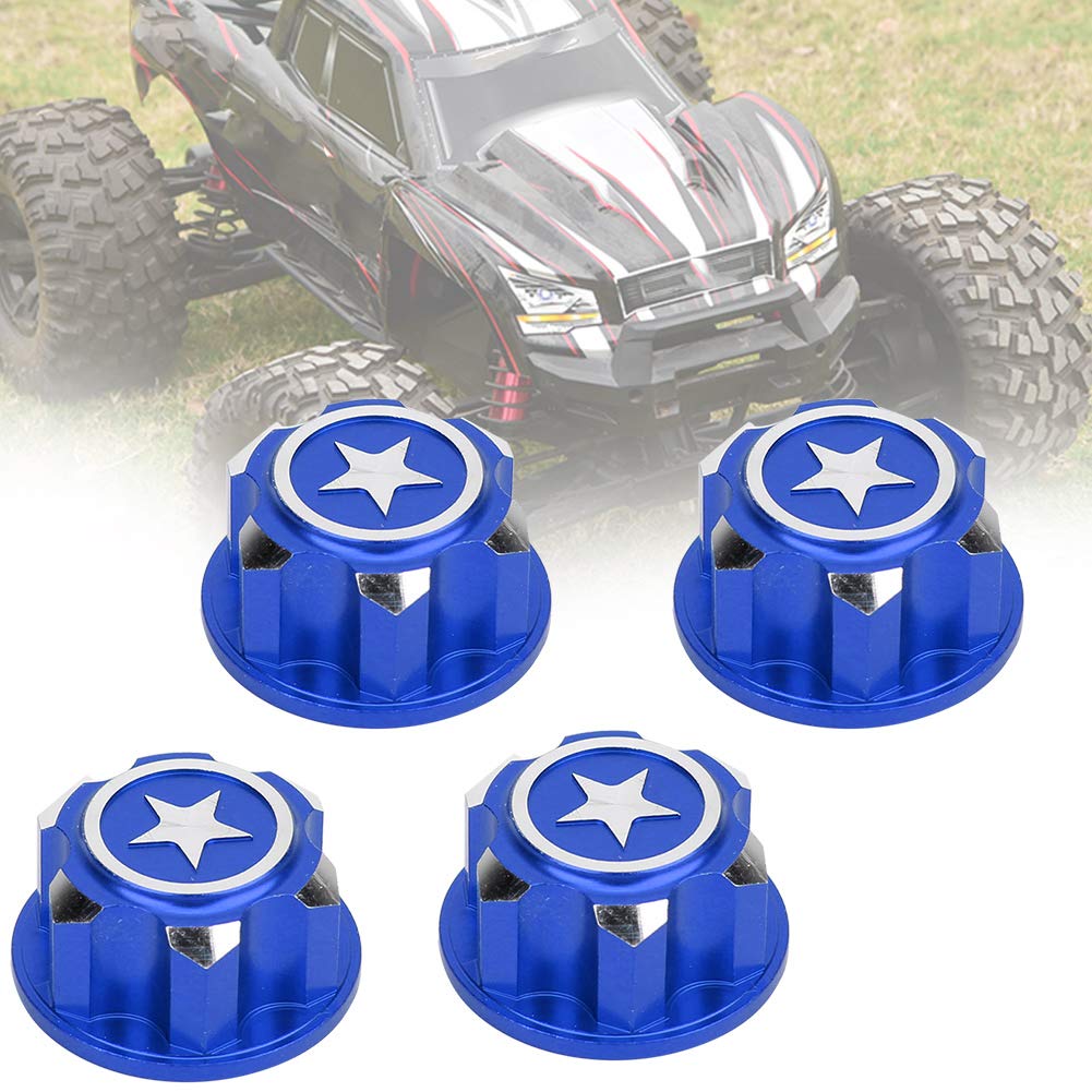 4PCS 17mm Hex Wheel Nuts - Heavy Duty Metal Lug Nuts Compatible with Car Wheels - Perfect for Mazda, Ford, Toyota & More - Secure Wheel Mounting for Off-Road & Daily Driving