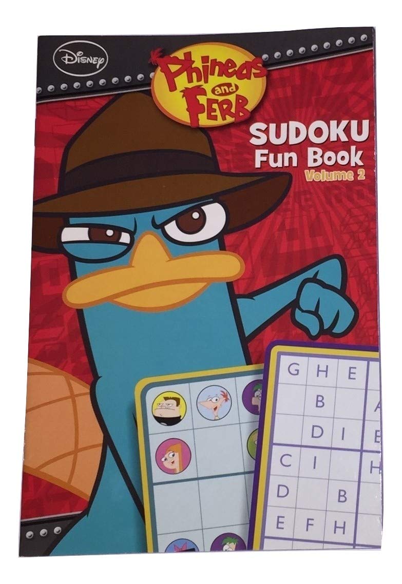 Phineas and Ferb Sudoku Fun Book Volume 2 - Kids Puzzle Activity Book with 100+ Challenges | Perfect for Travel, Road Trips & Family Game Night