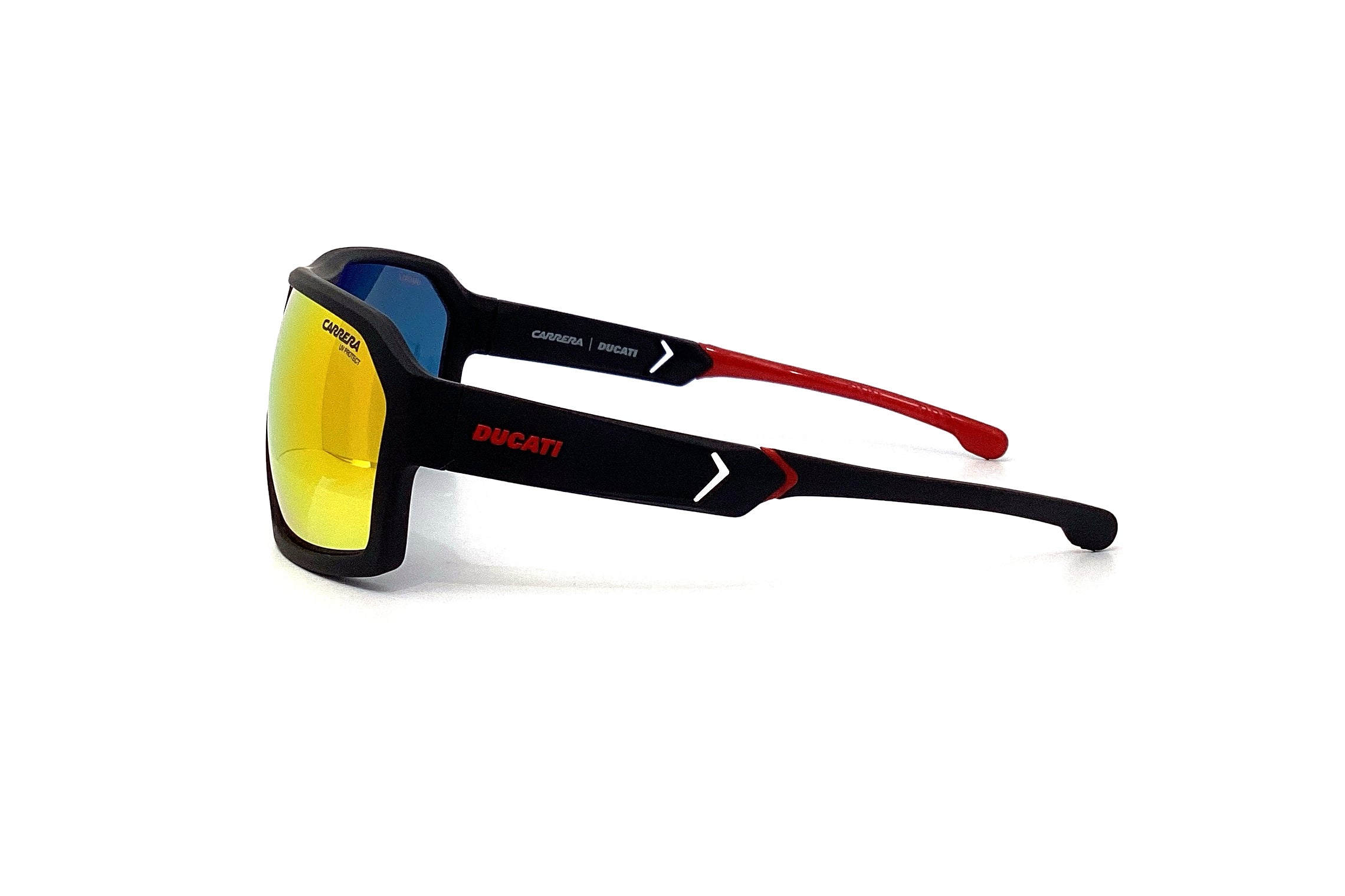 Carrera 020/S Sunglasses - Black Red Aviator Style for Men & Women - Perfect for Driving, Outdoor Sports & Fashion Accessories