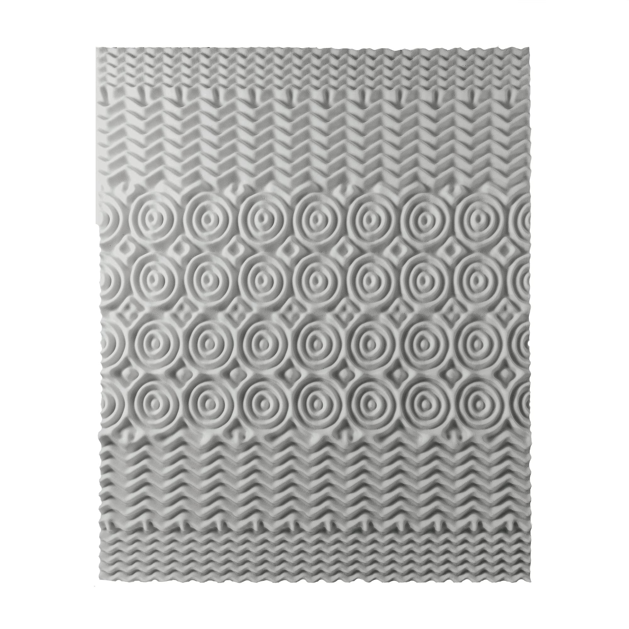 3 Inch 5-Zone Memory Foam Mattress Topper with Plant-Based Infusion - CertiPUR-US Certified Cooling Mattress Pad for Pressure Relief - Full Size Grey Bed Topper for Back Pain & Hot Sleepers - Perfect for Guest Beds, Dorm Rooms & Home Comfort Upgrade