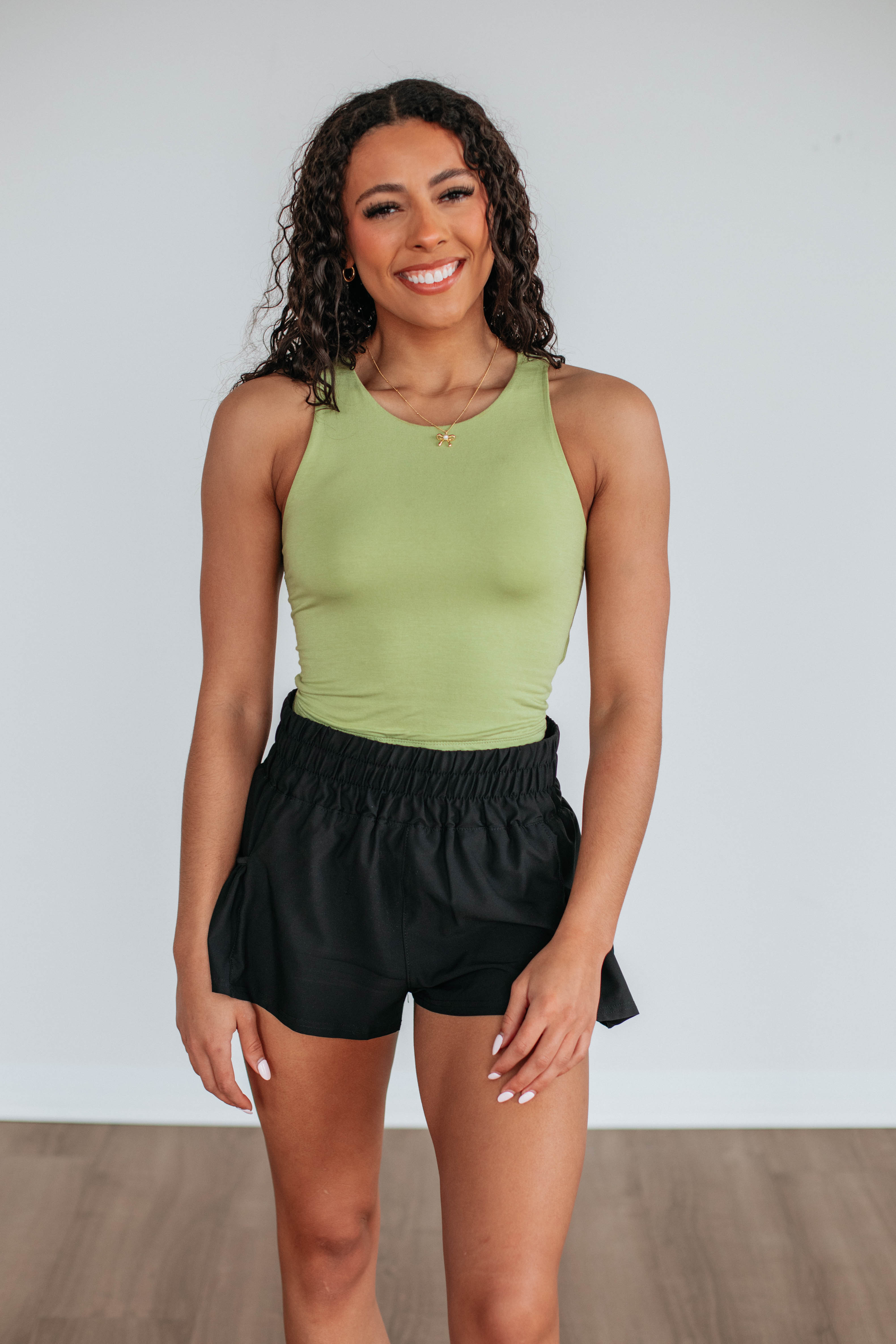 Citra Active Shorts for Women - High Waist Workout Running Yoga Shorts - Black - Perfect for Gym, Running & Yoga