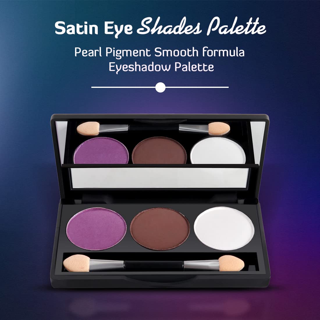 COLORESSENCE Satin Pearl Pigment Eyeshadow Palette - Amethyst Shade, Smooth Formula Makeup for Day & Night Looks | Perfect for Professional Makeup Artists & Everyday Glam
