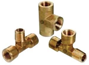 Western Enterprises BFT-4SS Stainless Steel NPT Tee Fitting - 1/4 Inch Female Thread Pipe Connector for Plumbing, Hydraulic & Industrial Applications