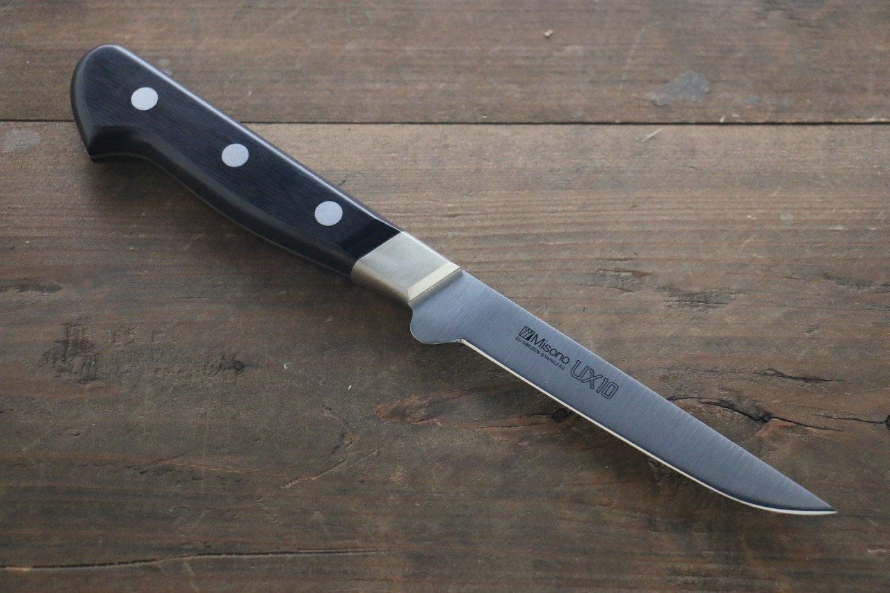 Misono UX10 Swedish Steel Honesuki Boning Knife 110mm - Premium Japanese Kitchen Knife for Poultry & Meat Deboning, Butchering - Perfect for Chefs & Home Cooks