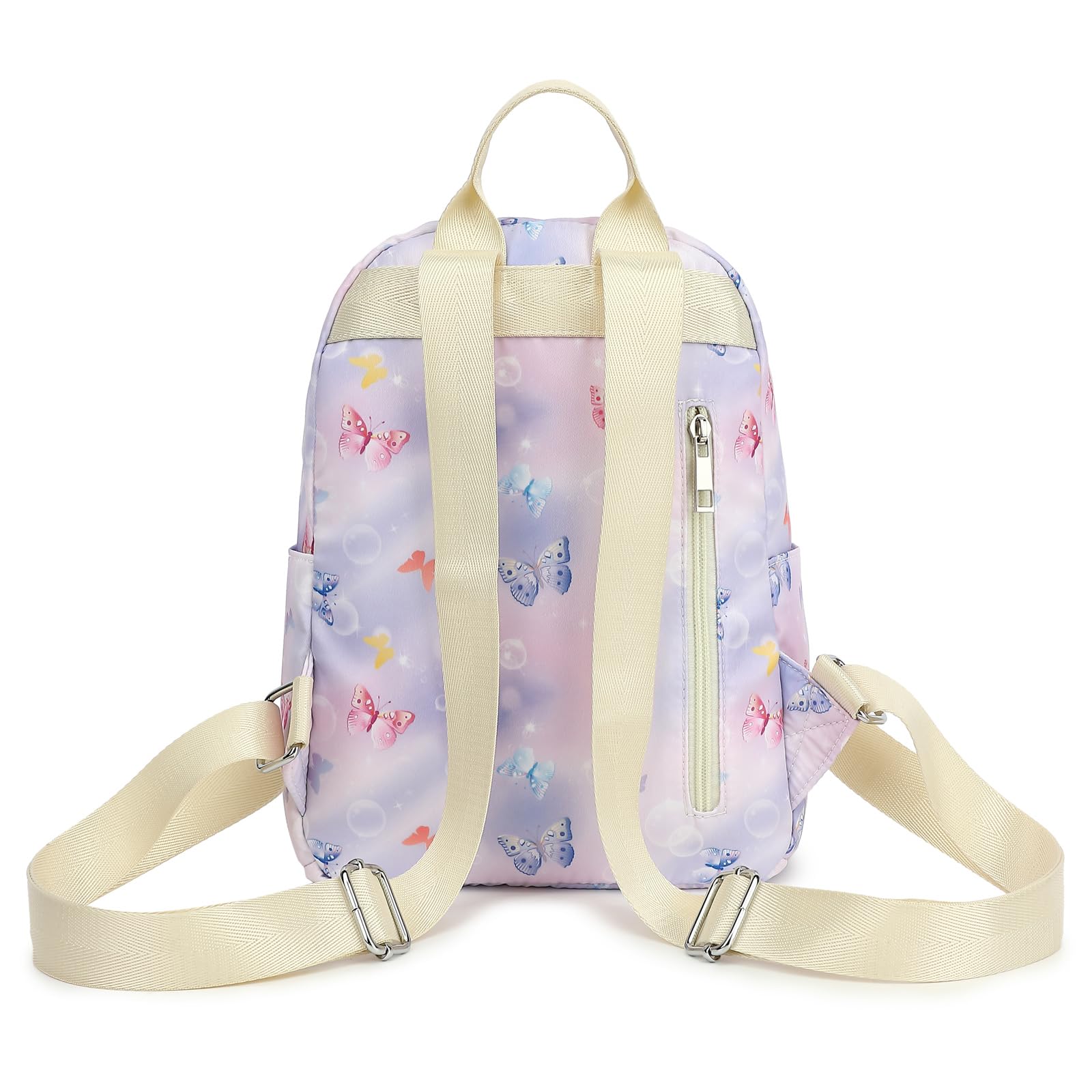 Butterfly Mini Backpack for Women & Girls - Small Cute Backpack Purse for School, Travel, Work & Daily Use | Lightweight Durable Design for Teens & Adults