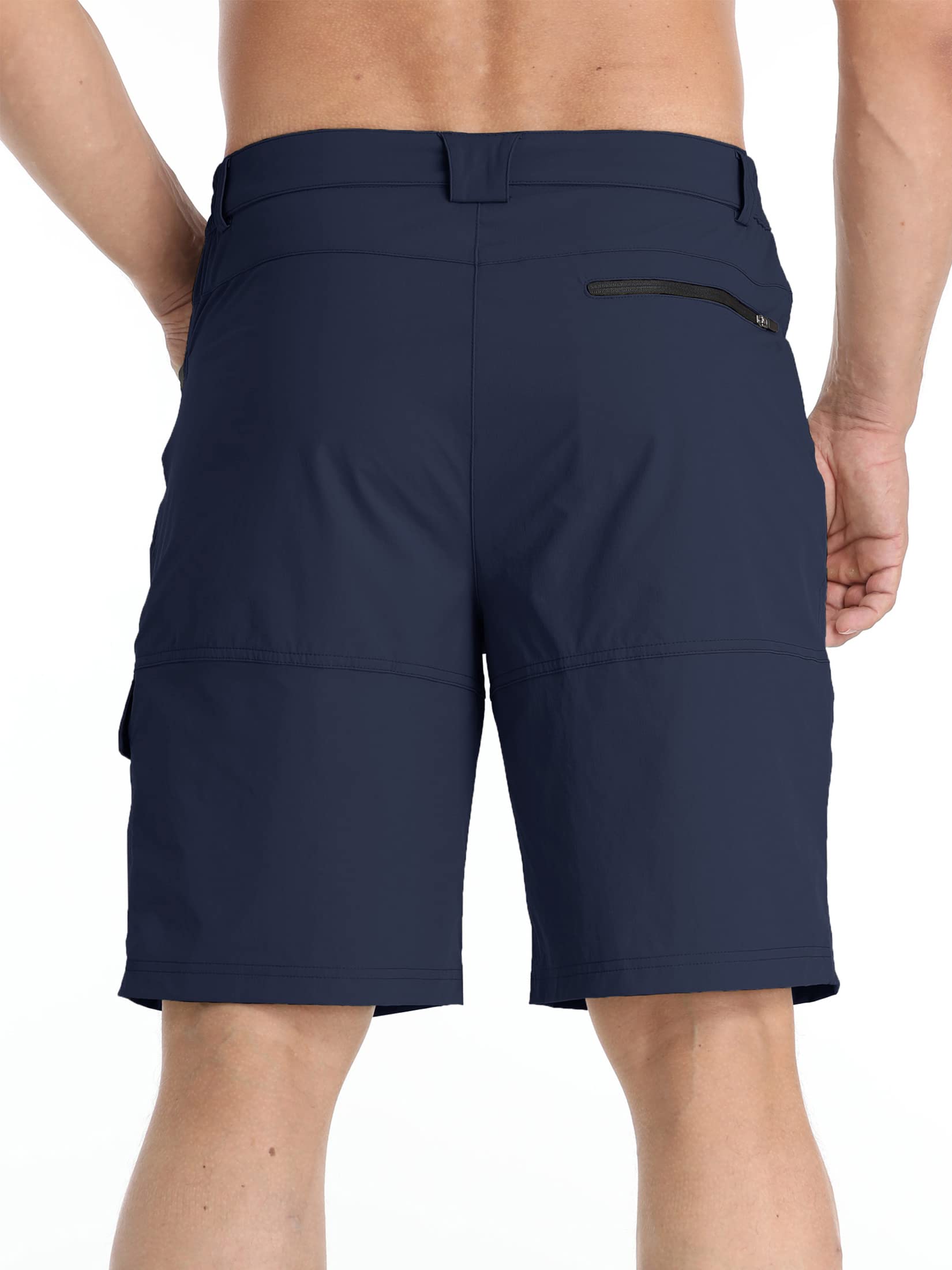 TACVASEN Men's Quick Dry Cargo Shorts - Lightweight Summer Outdoor Hiking & Work Shorts for Active Lifestyles - No Belt Included | Perfect for Camping, Travel & Casual Wear