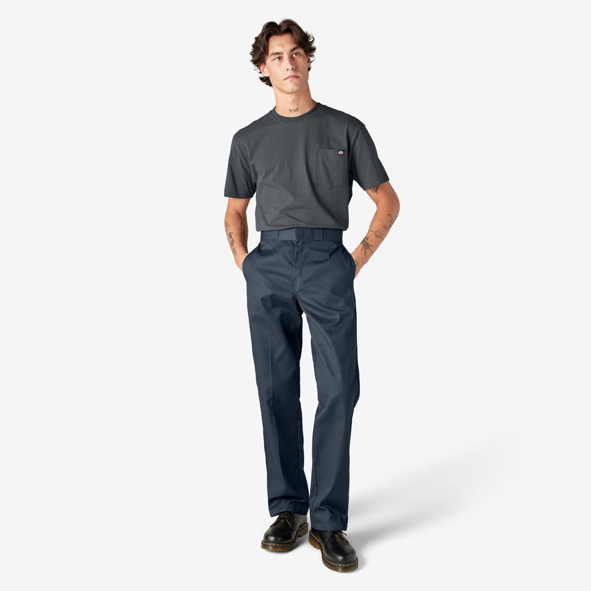 Original 874® Work Pants for Men - Durable Dark Navy Blue Workwear Trousers for Construction, Carpentry & Outdoor Jobs