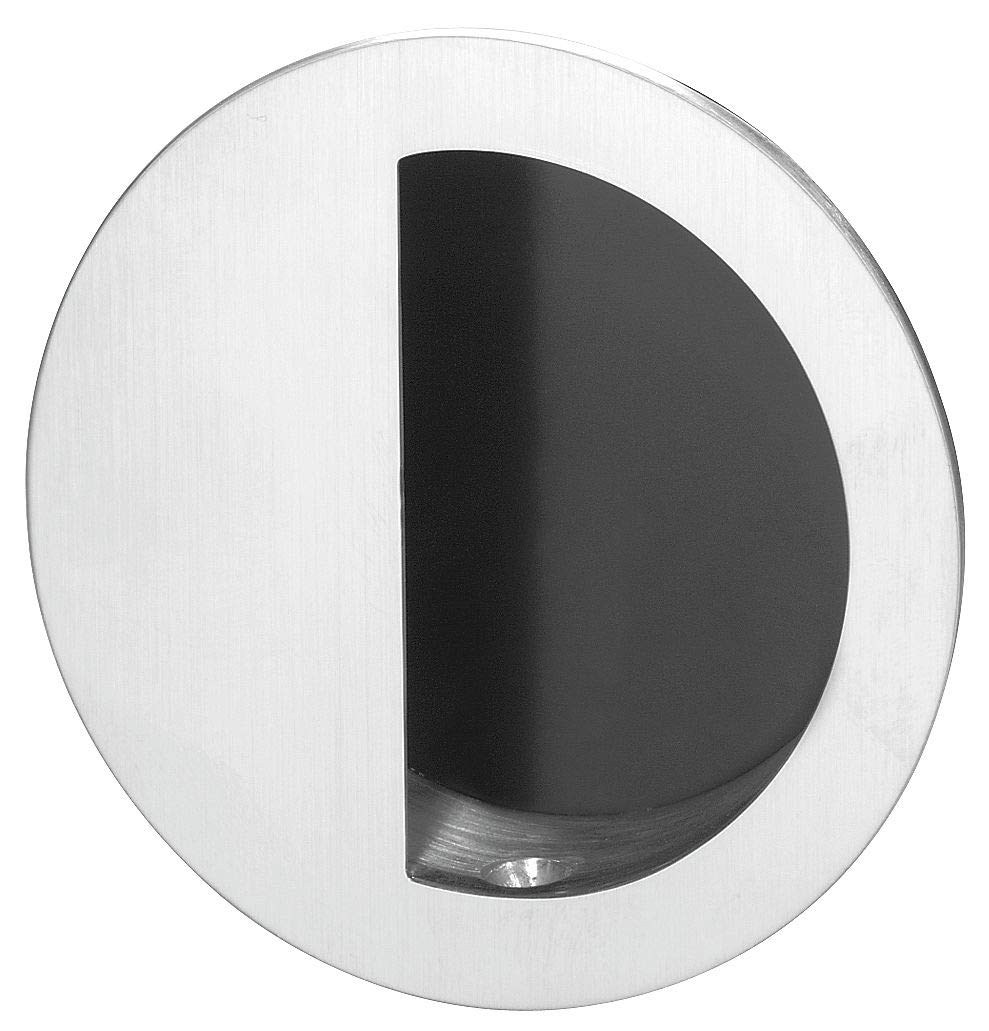 Rockwood Recessed Pull Handle with Clips and Fasteners - 95R.26D - Perfect for Cabinet Doors, Drawers, and Furniture Installation