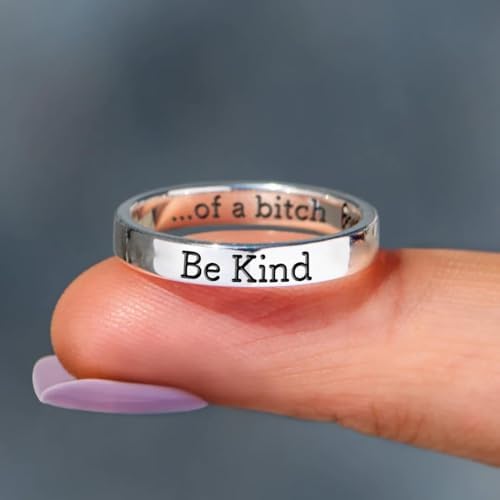 Creative Stainless Steel Sisterhood Ring - Inspirational Friendship Jewelry Gift for Women, Perfect for Sorority Sisters and Best Friends, Ideal for Graduation, Anniversaries, and Special Occasions