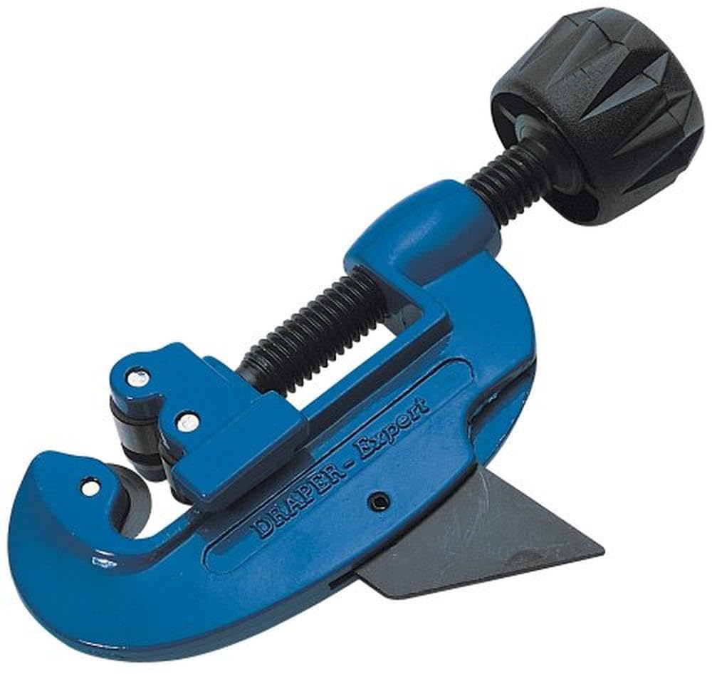 Draper Expert 10580 Professional Pipe Cutter - Heavy Duty Copper, Plastic & PVC Pipe Cutting Tool for Plumbing, HVAC & DIY Projects | Perfect for Home Repairs, Construction & Pipe Installation