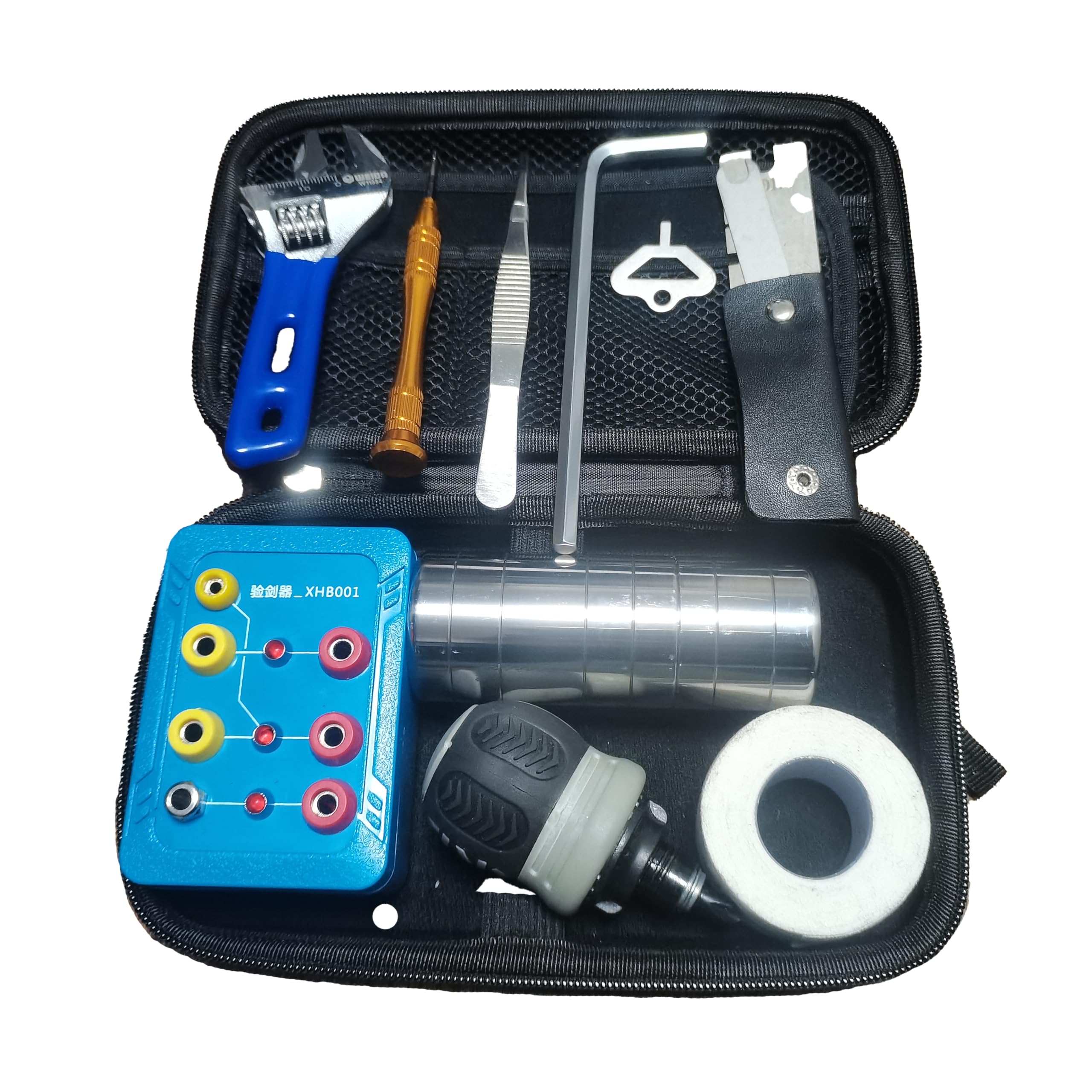 Premium Universal Fencing Repair Tool Kit - Foil, Epee & Sabre Sword Tester with Electric Function | Complete Fencing Equipment Maintenance & Assembly Tools for Professional Fencers & Beginners | Perfect for Training, Competitions & Home Practice