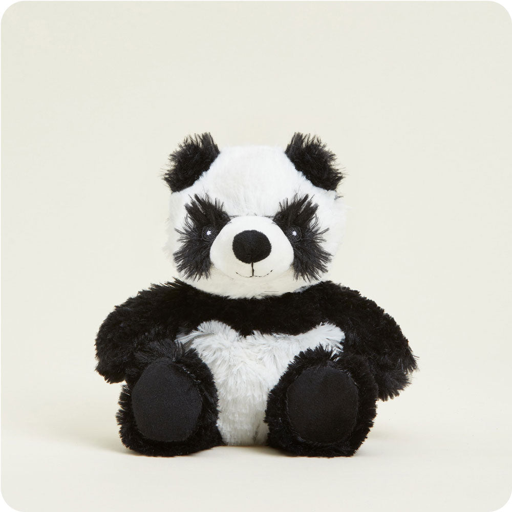 Panda Warmies Junior - Soft Plush Stuffed Animal for Kids, Cuddly & Cozy Comfort Toy - Perfect for Bedtime, Naptime, and Travel Companions