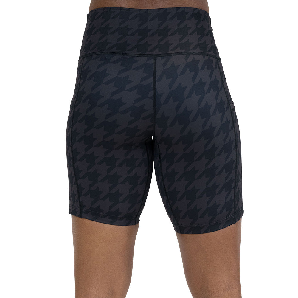 Houndstooth Shorts for Women - Trendy High Waisted Summer Shorts | Comfortable & Stylish for Casual Outings, Beach, and Travel