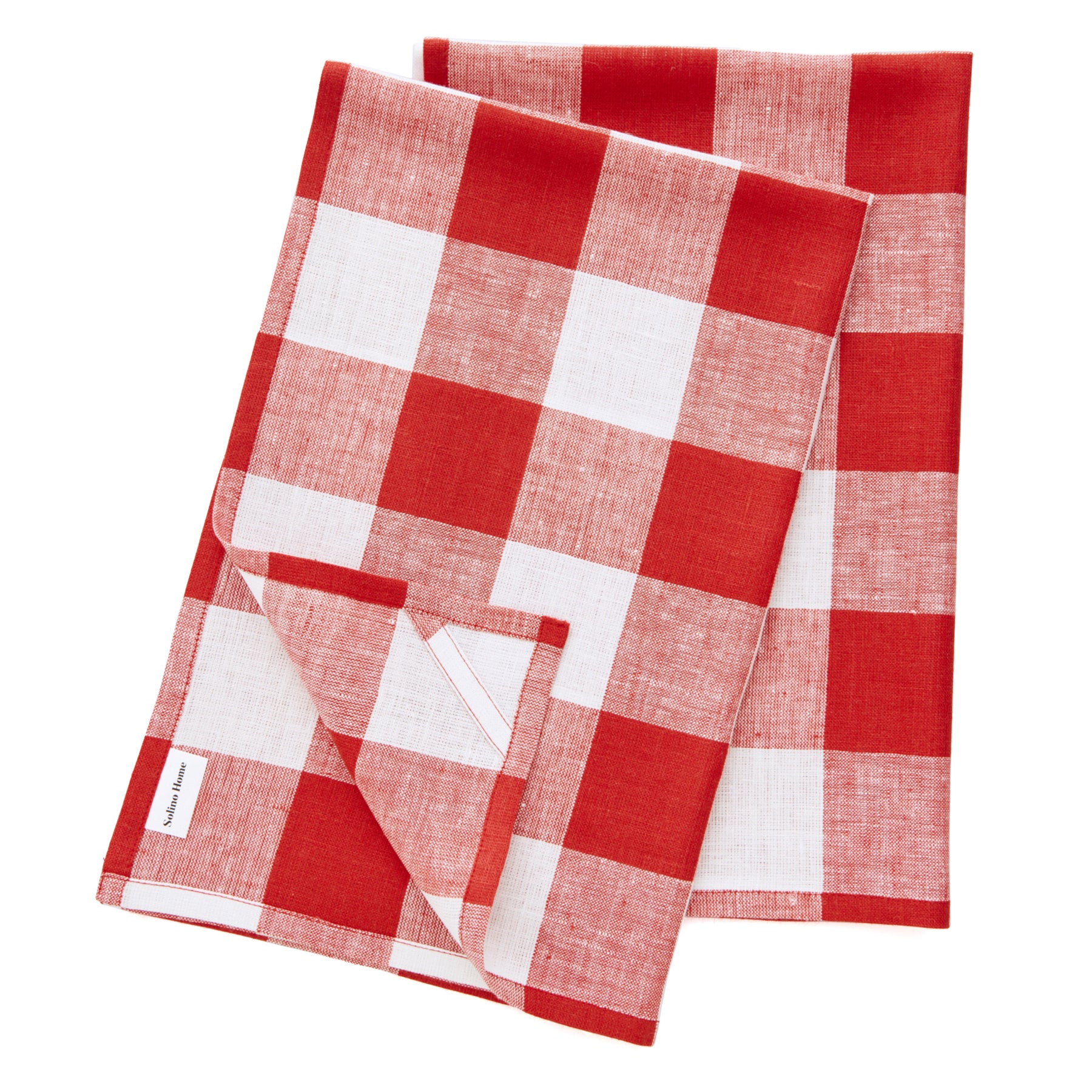 Buffalo Check Cotton Kitchen Towels Set of 2 - Absorbent & Durable Dish Cloths for Drying Dishes, Cleaning & Decor - Farmhouse Style Kitchen Essentials