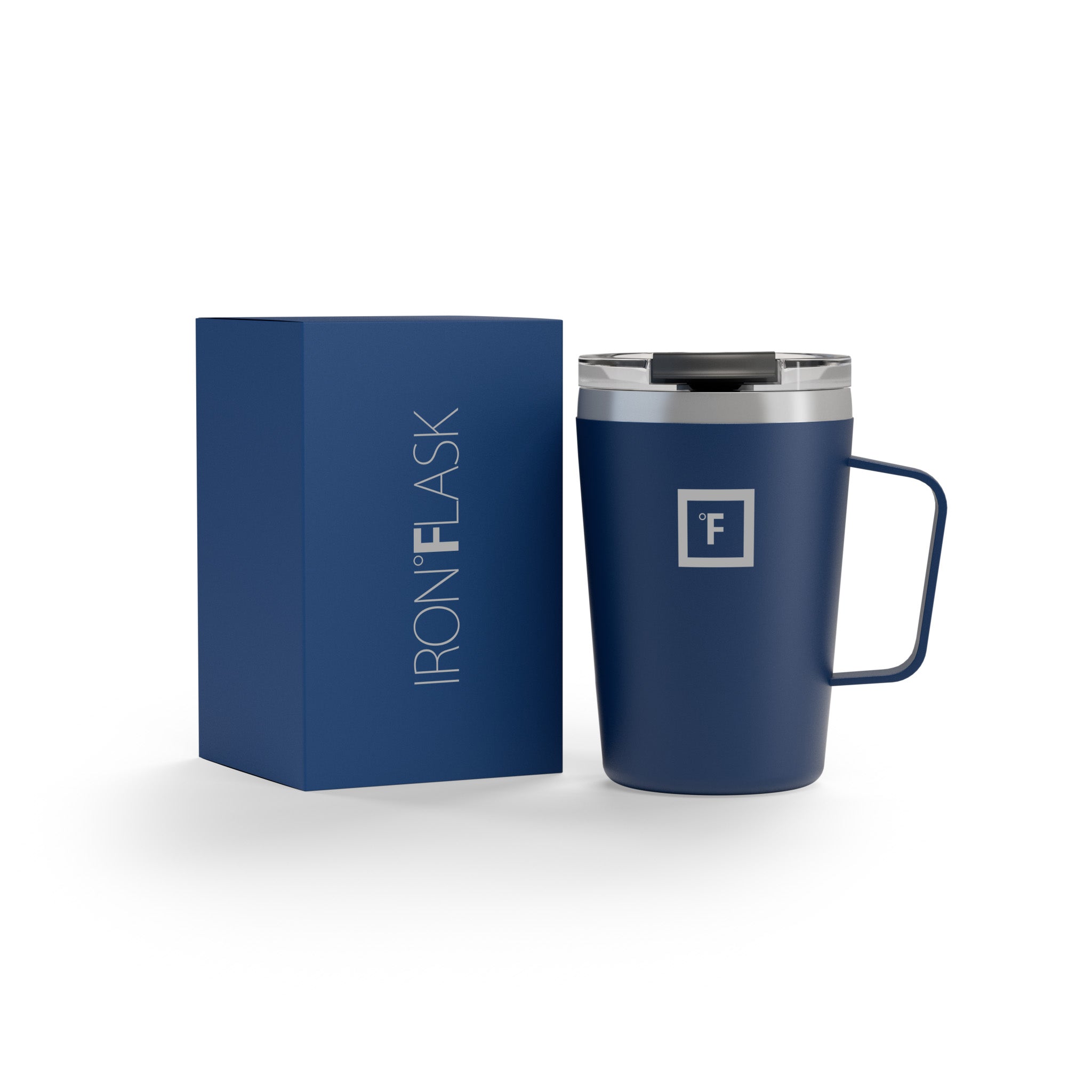 12 Oz Non-Slip Grip Coffee Mug - Insulated Travel Mug for Hot & Cold Drinks - Perfect for Office, Commute, Camping & Outdoor Activities