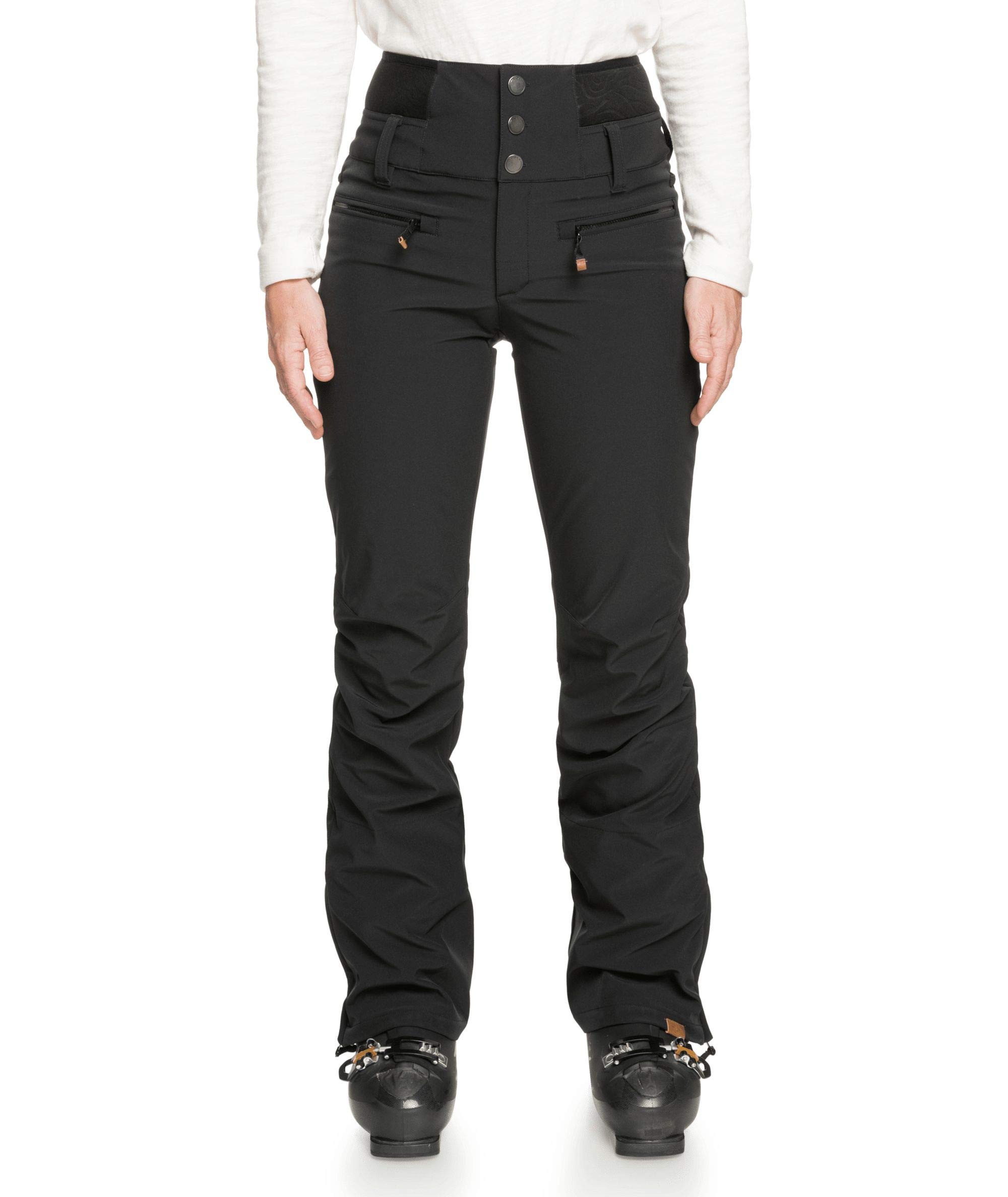 Roxy Women's Rising High Snow Pants - Waterproof Insulated Ski Pants for Winter Sports & Outdoor Activities