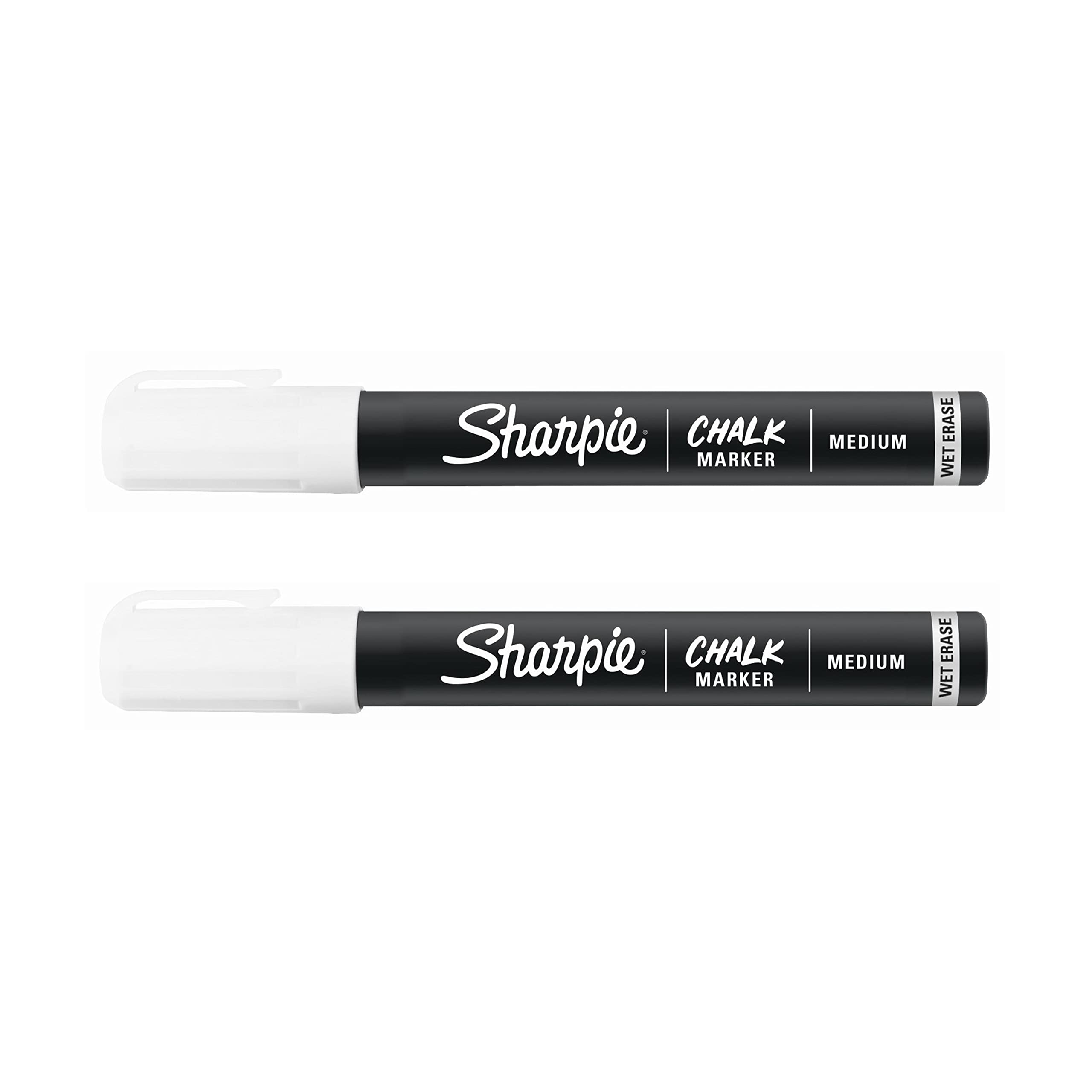SHARPIE Chalk Markers - Wet Erase Whiteboard Markers, 2-Pack - Perfect for Restaurants, Classrooms & DIY Projects