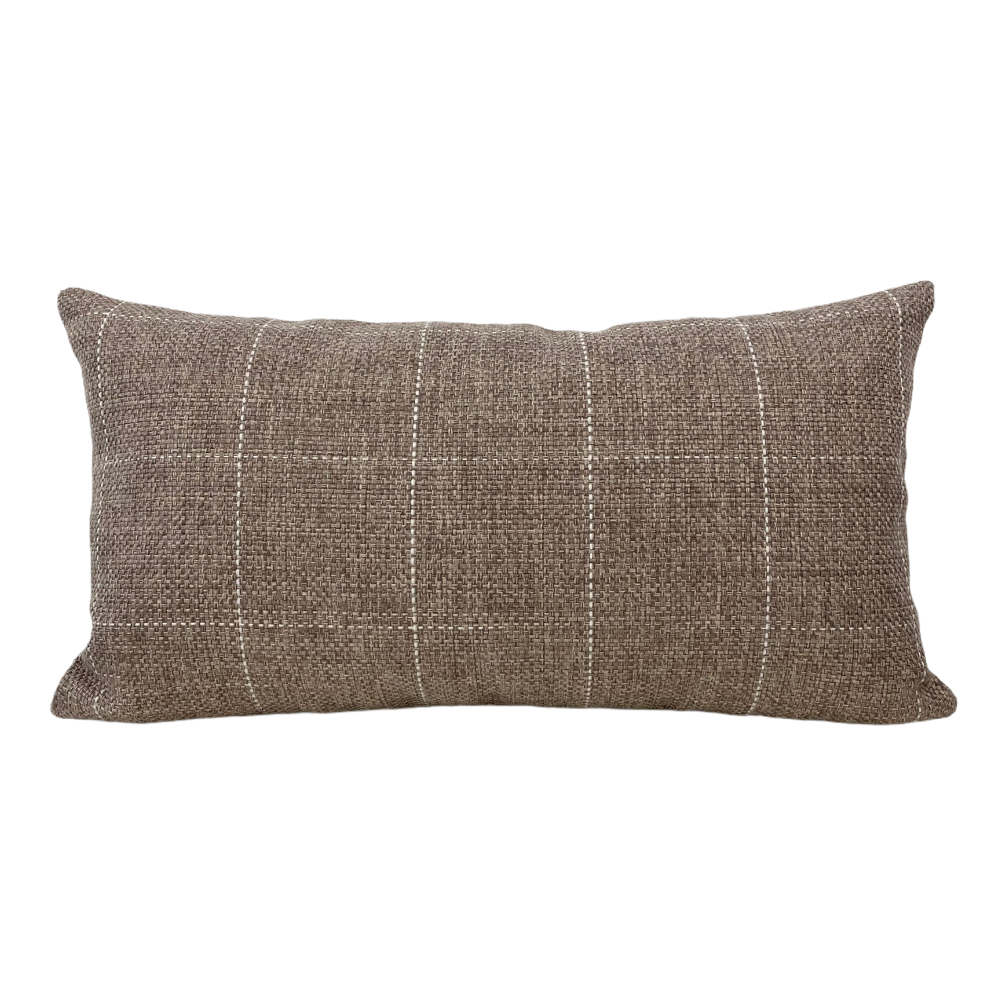 Treaty Jute Lumbar Pillow 12x22 - Natural Fiber Support Cushion for Sofa, Bed & Office Chair - Eco-Friendly Home Decor Accent