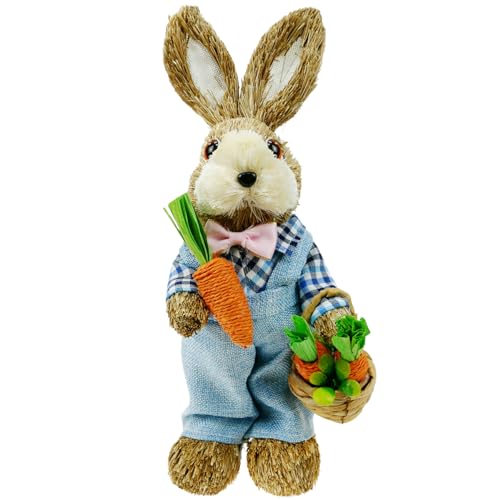 Blue Male Straw Bunny