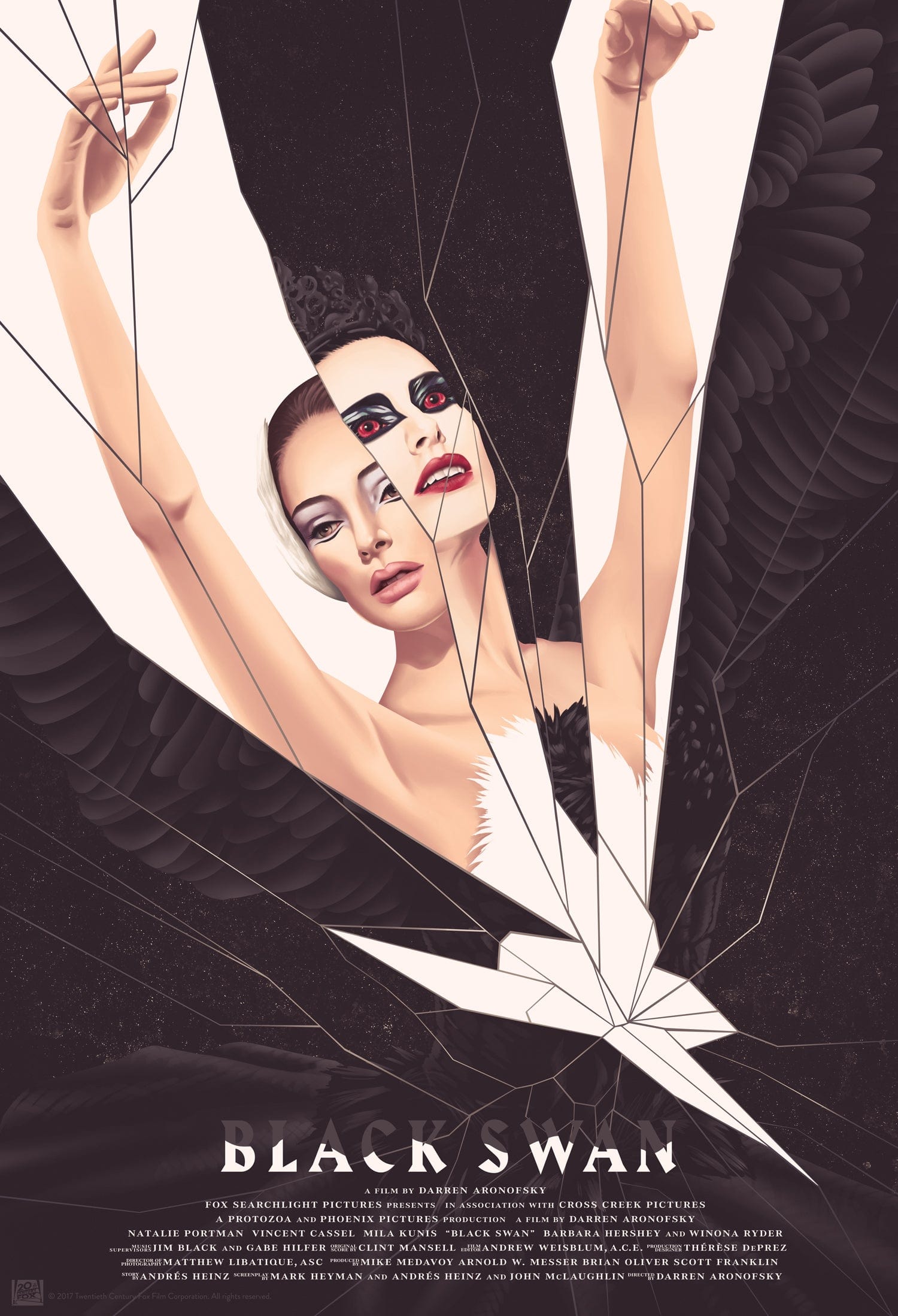 Black Swan Movie Poster - High Quality Print for Home, Office & Theater Decor - Perfect for Movie Lovers & Art Collectors