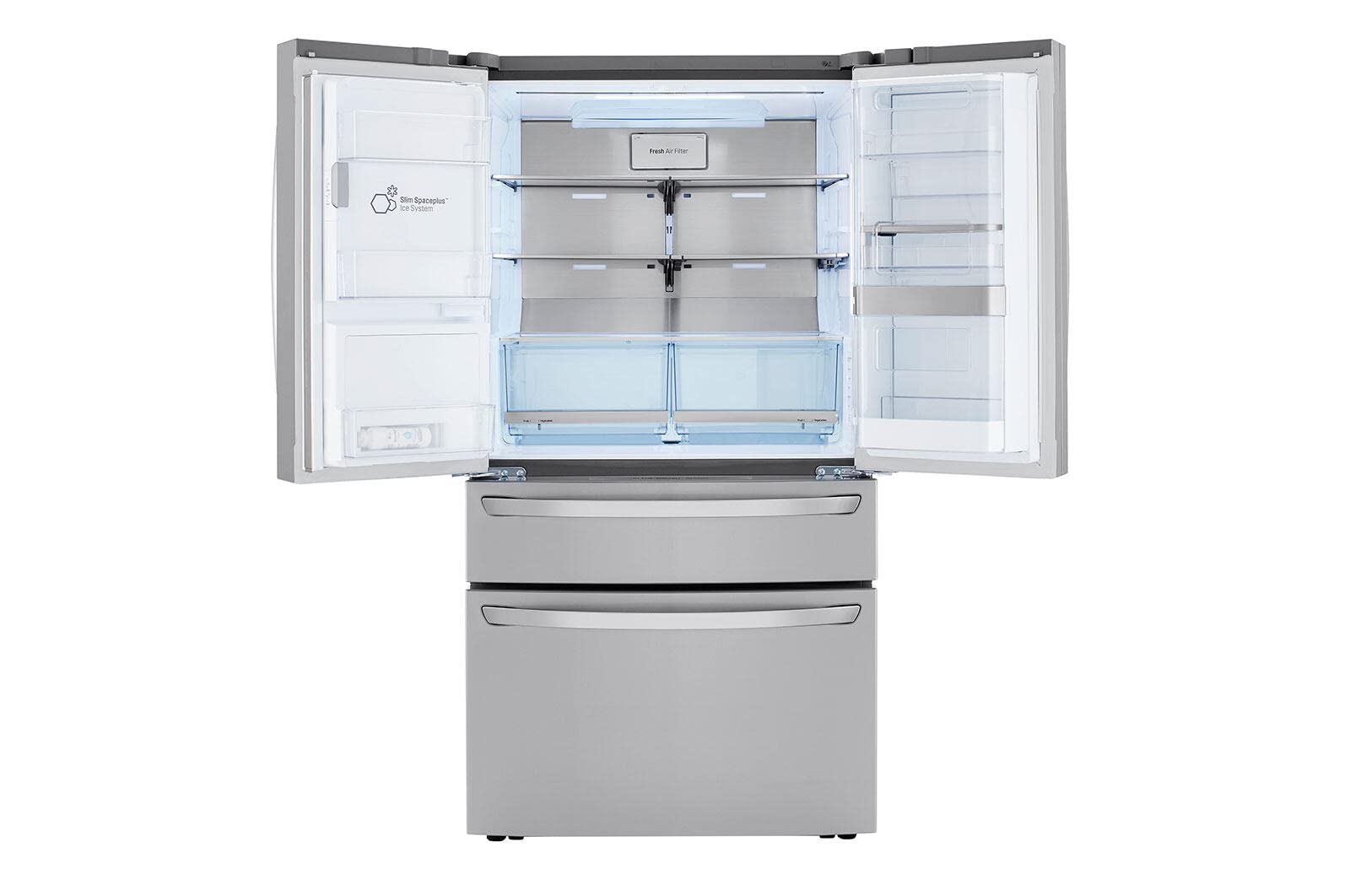 30 cu. ft. Smart Wi-Fi Enabled Refrigerator with Craft Ice™ Maker - Energy Efficient French Door Fridge with App Control & Spacious Interior - Perfect for Modern Kitchens & Large Families