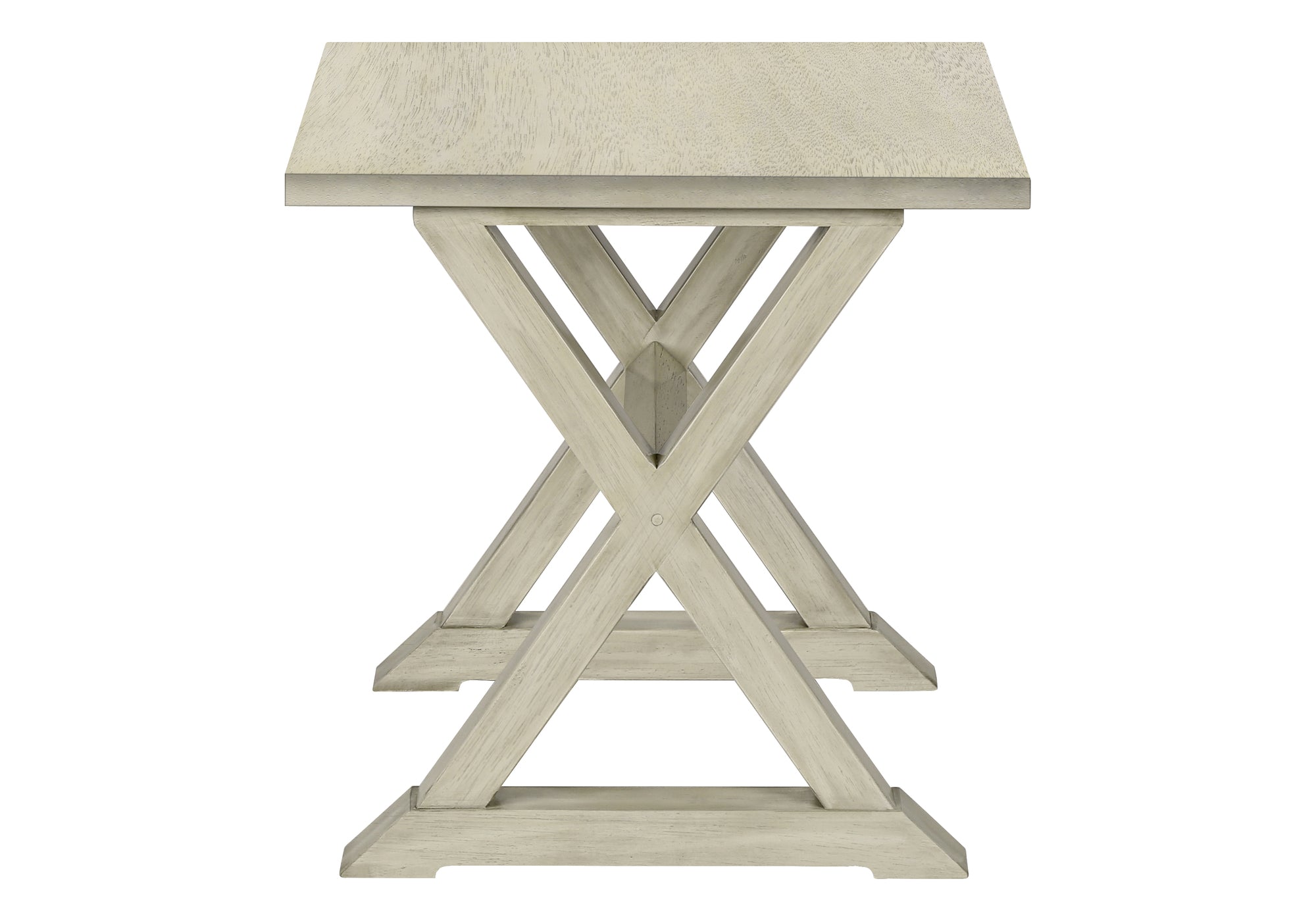 Antique White Transitional Nightstand - Elegant Square Design for Bedroom, Living Room & Guest Room - Vintage Style Side Table with Storage