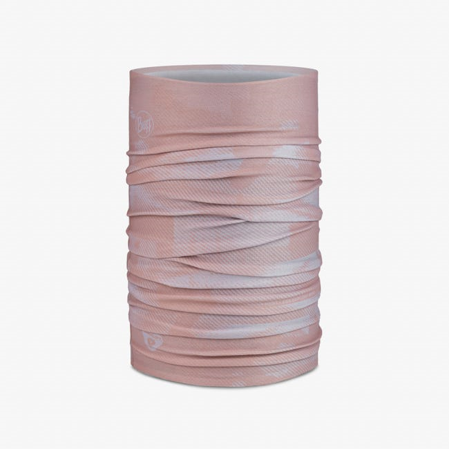 BUFF ThermoNet Pale Pink Neck Gaiter - Lightweight & Breathable for Outdoor Activities, Running, Hiking & Winter Sports