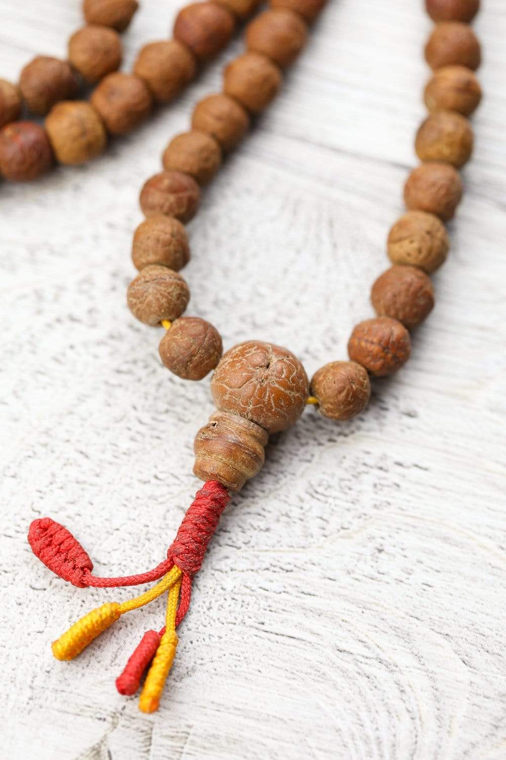 Authentic Antique Boudhanath Bodhi Mala Prayer Beads - 108 Buddhist Meditation Mala for Yoga, Mindfulness & Spiritual Practice