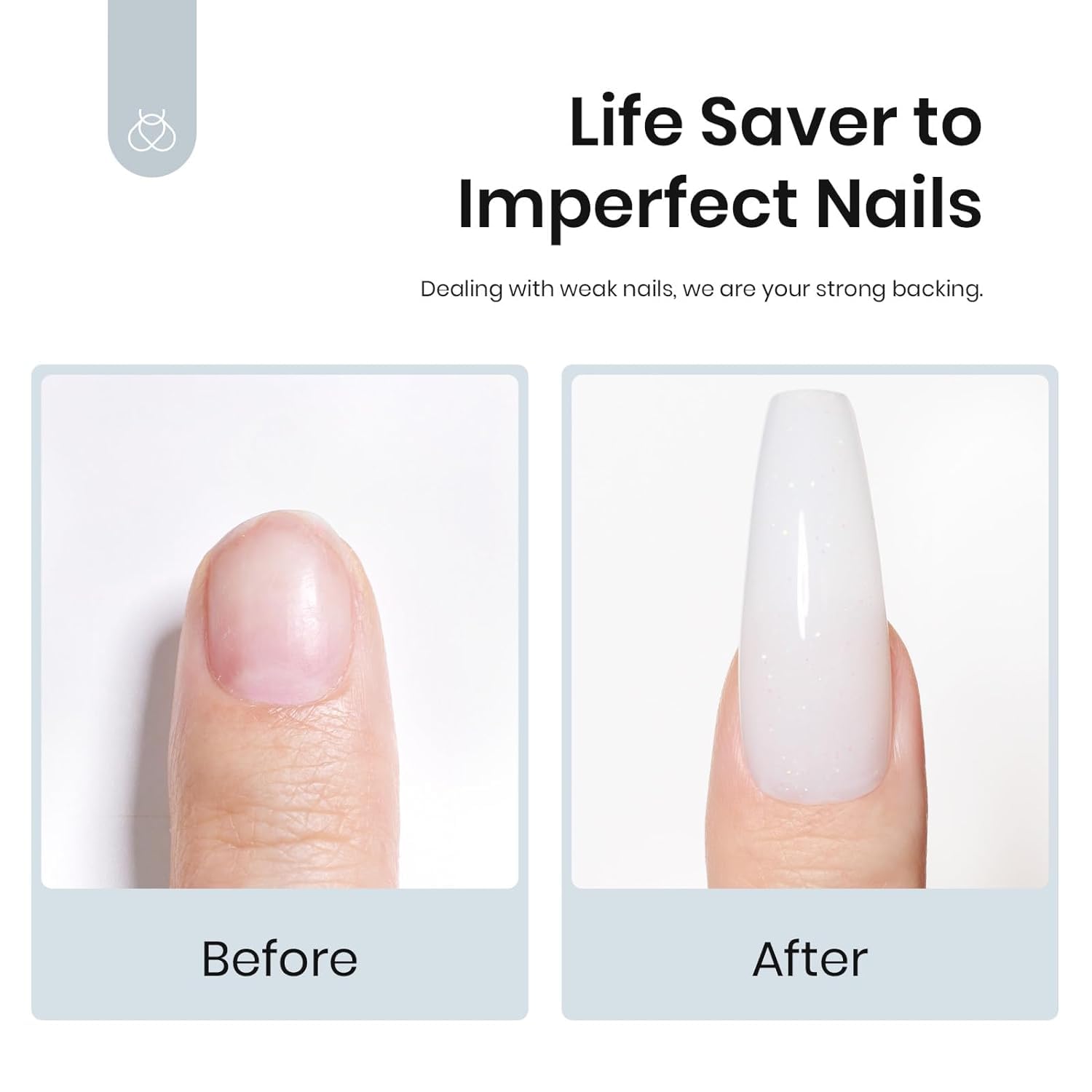 Proroop Poly Extension Gel for Nails - 15ml/0.5 fl.oz Builder Gel for Trendy Nail Art & Salon Extensions - Easy DIY at Home Nail Polish Kit - Perfect Gift for Women (White) - Ideal for Professional Salons & Home Manicures