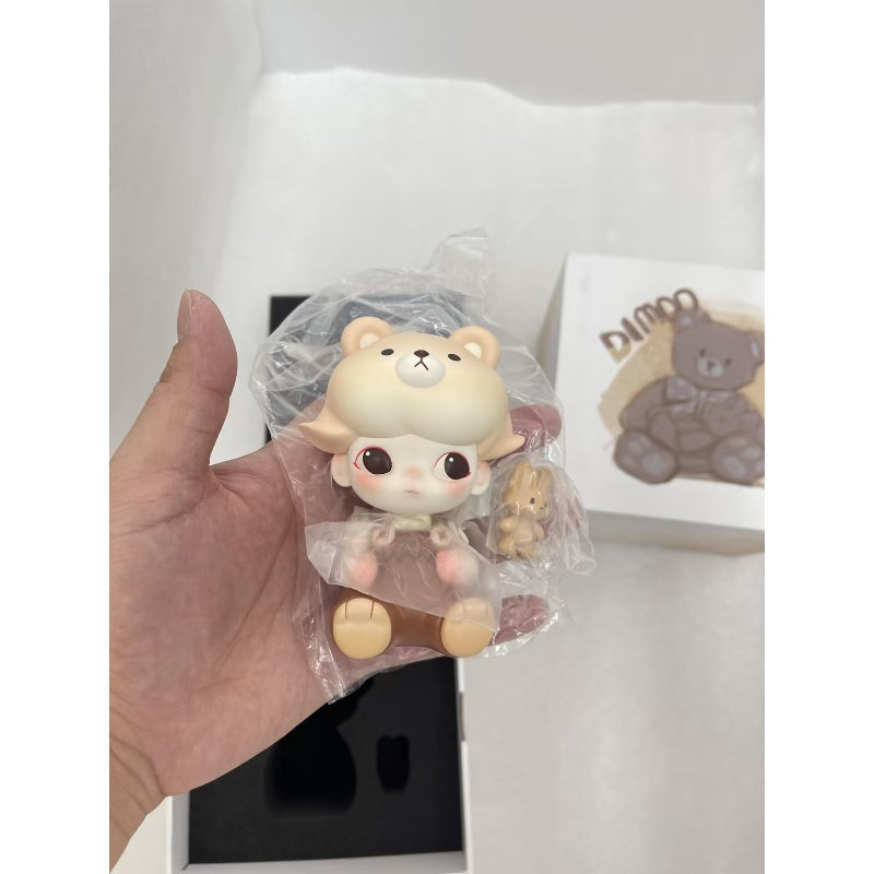 DIMOO Hugging Bear Limited Edition Collectible Figure - Cute Plush Stuffed Animal Toy for Kids, Gifts, and Home Decor | Perfect for Birthday, Christmas, and Nursery Room Display