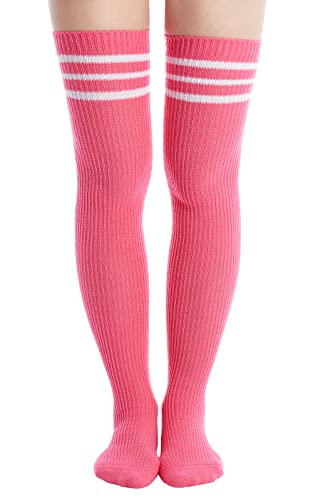 Bubble Gum Pink, White Stripes